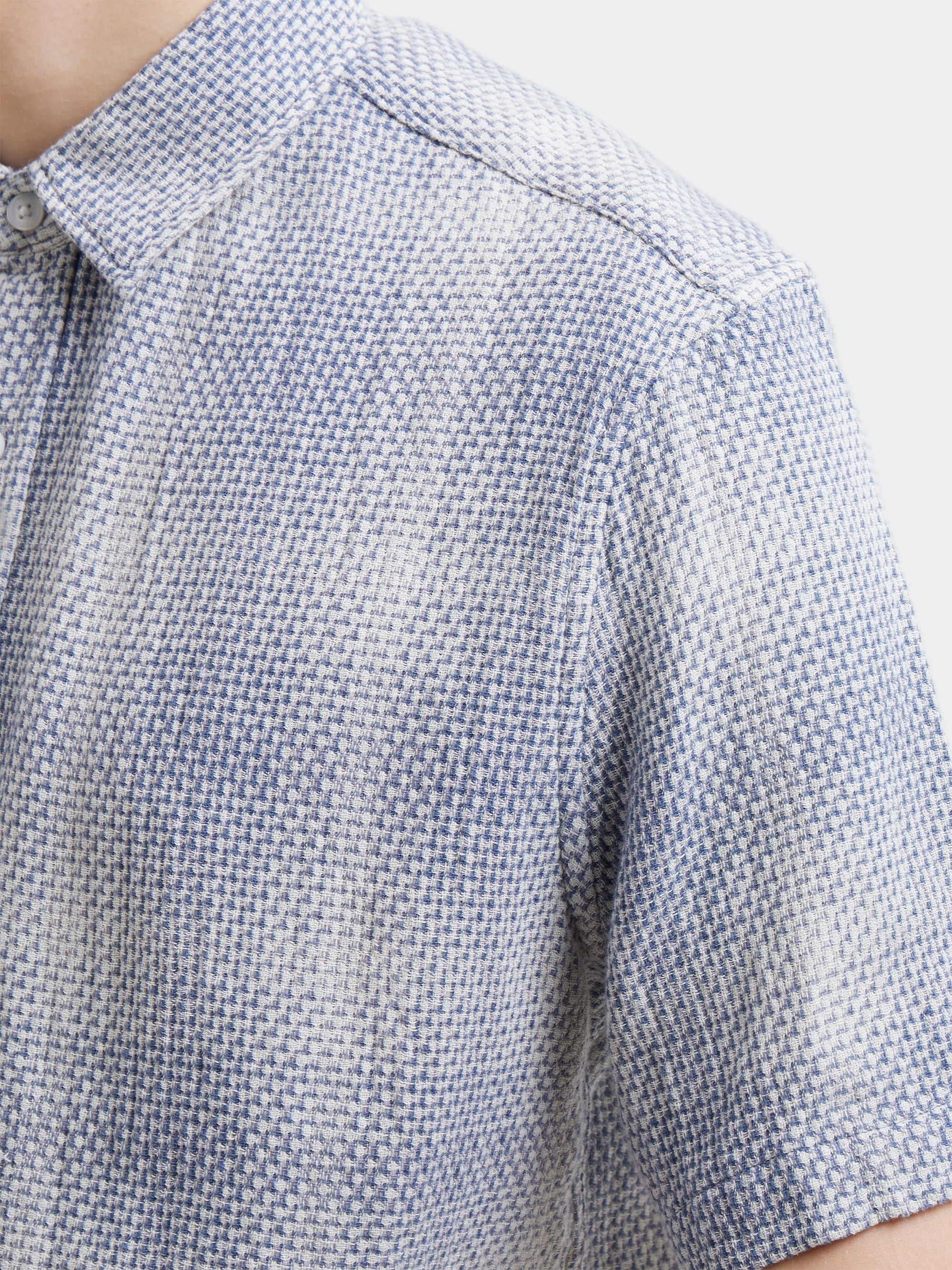 Camisa Clásica Berrow en Tejido Dobby de Algodón Premium
