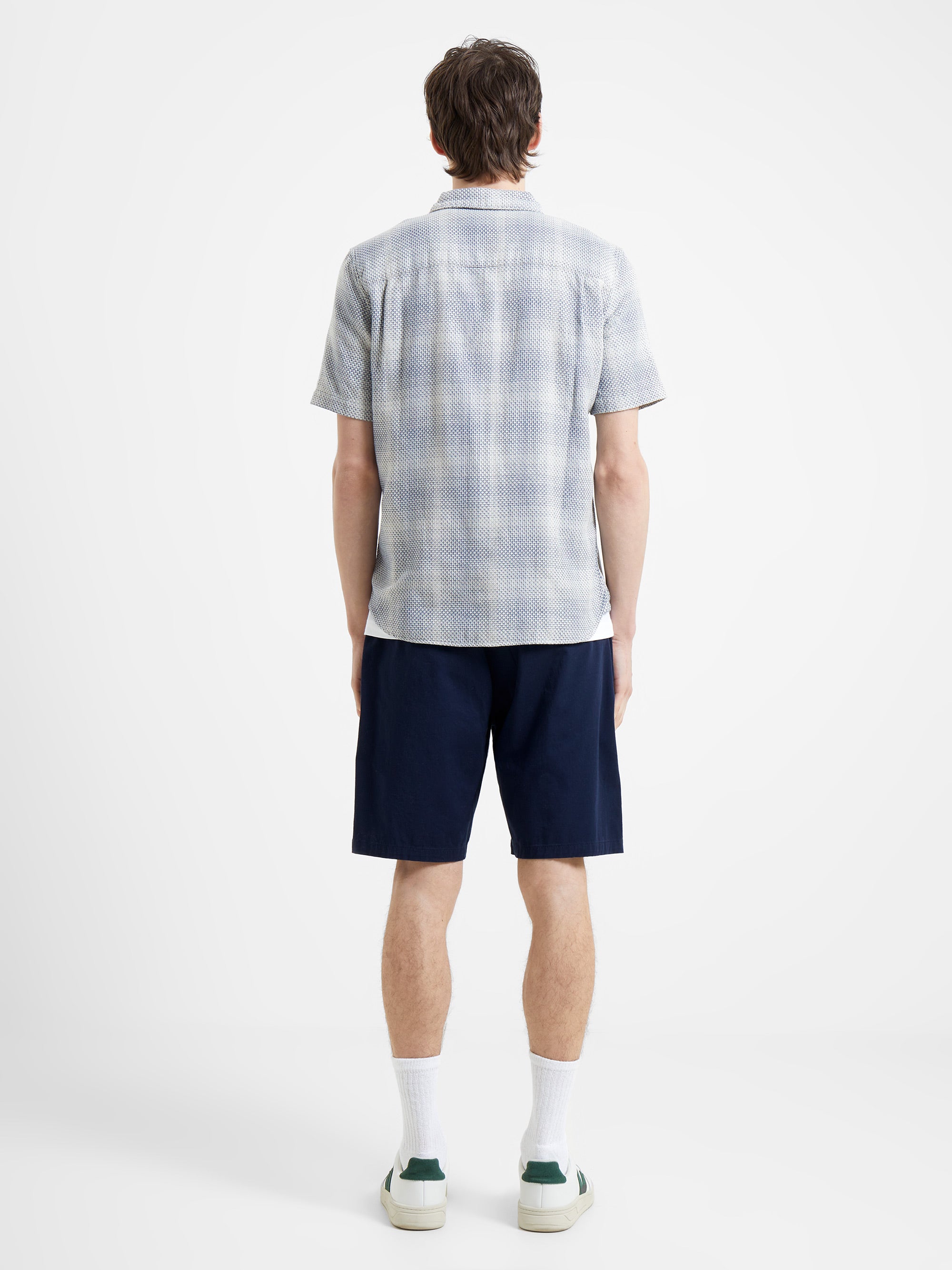 Camisa Clásica Berrow en Tejido Dobby de Algodón Premium