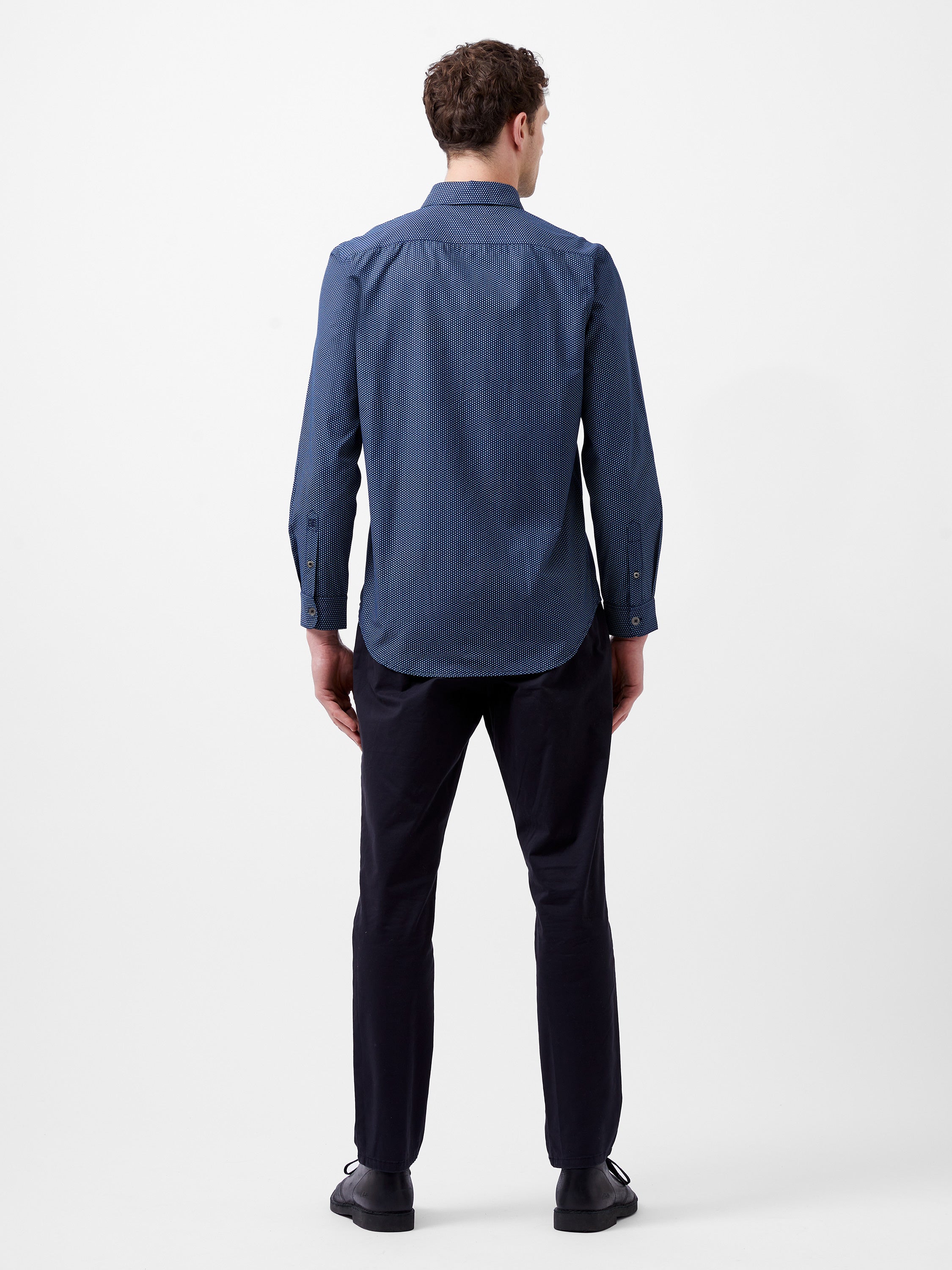 Classic Collar Printed Shirt