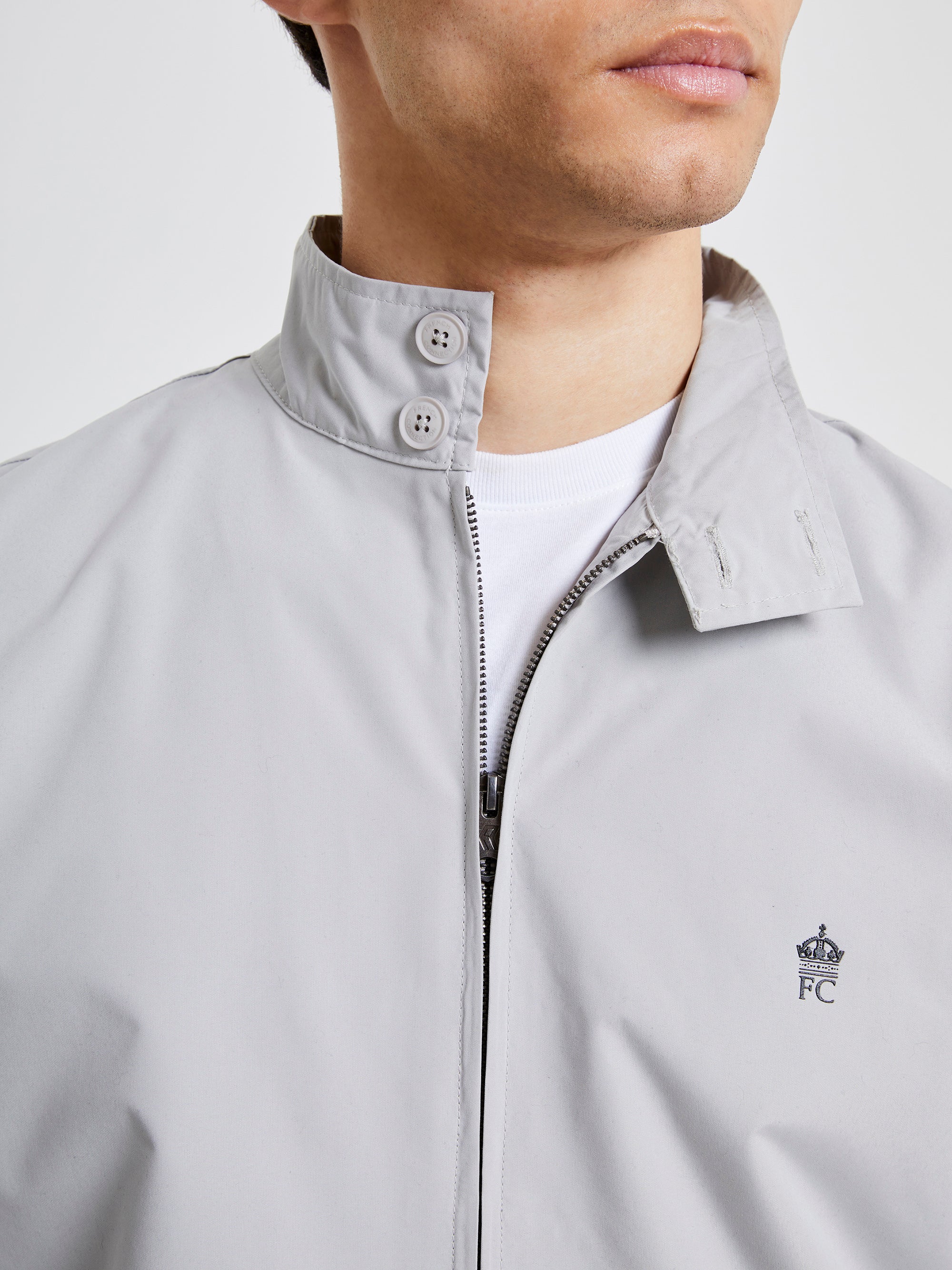 Classic Harrington-Style Windbreaker with Quilted Lining and Adjustable Waistband - Versatile All-Season Outerwear for Urban Adventures (Men's Slim Fit)