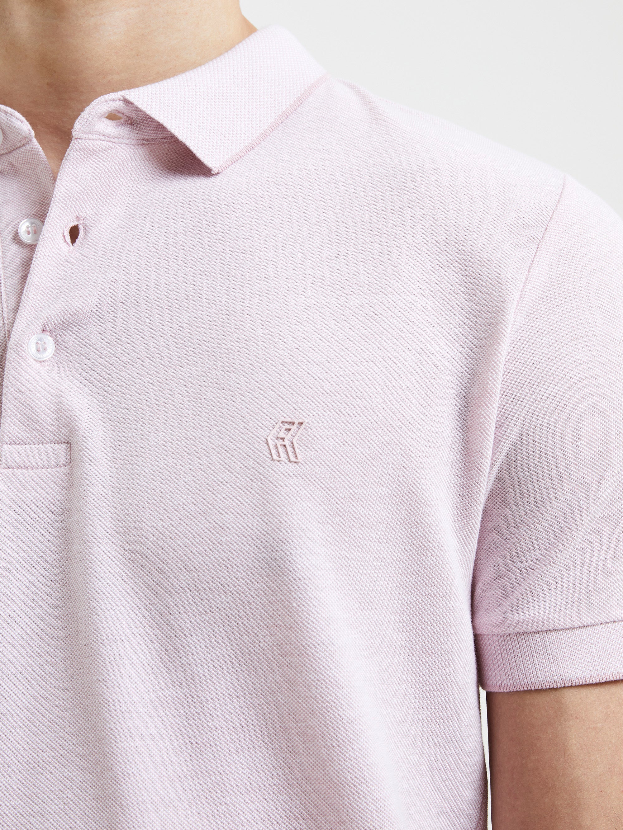 Camiseta Polo Birdseye con Detalle Exclusivo en Cuello - Tejido Premium