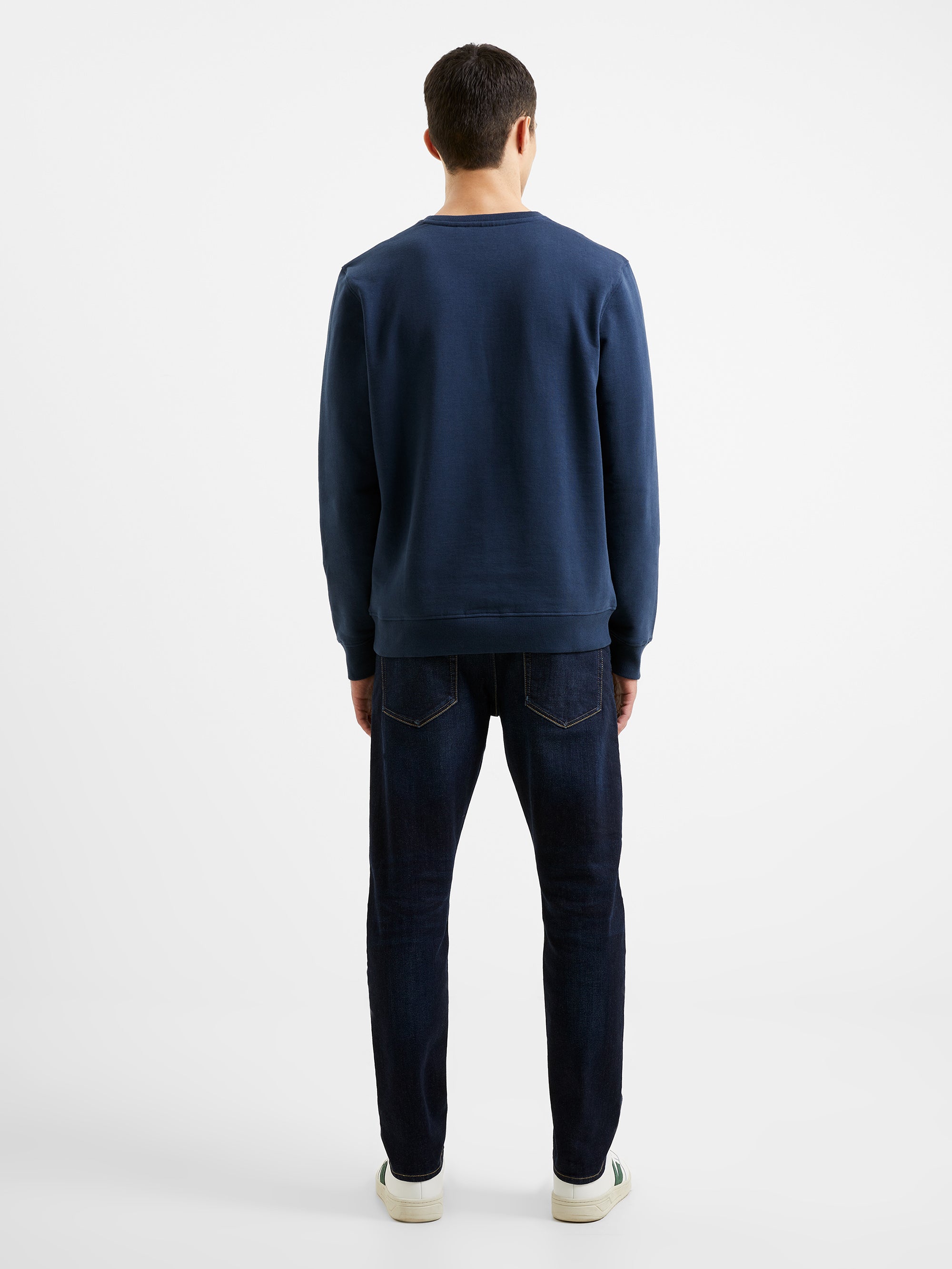 Jersey Blockdown de Cuello Redondo - Estilo Moderno y Cálido para Invierno