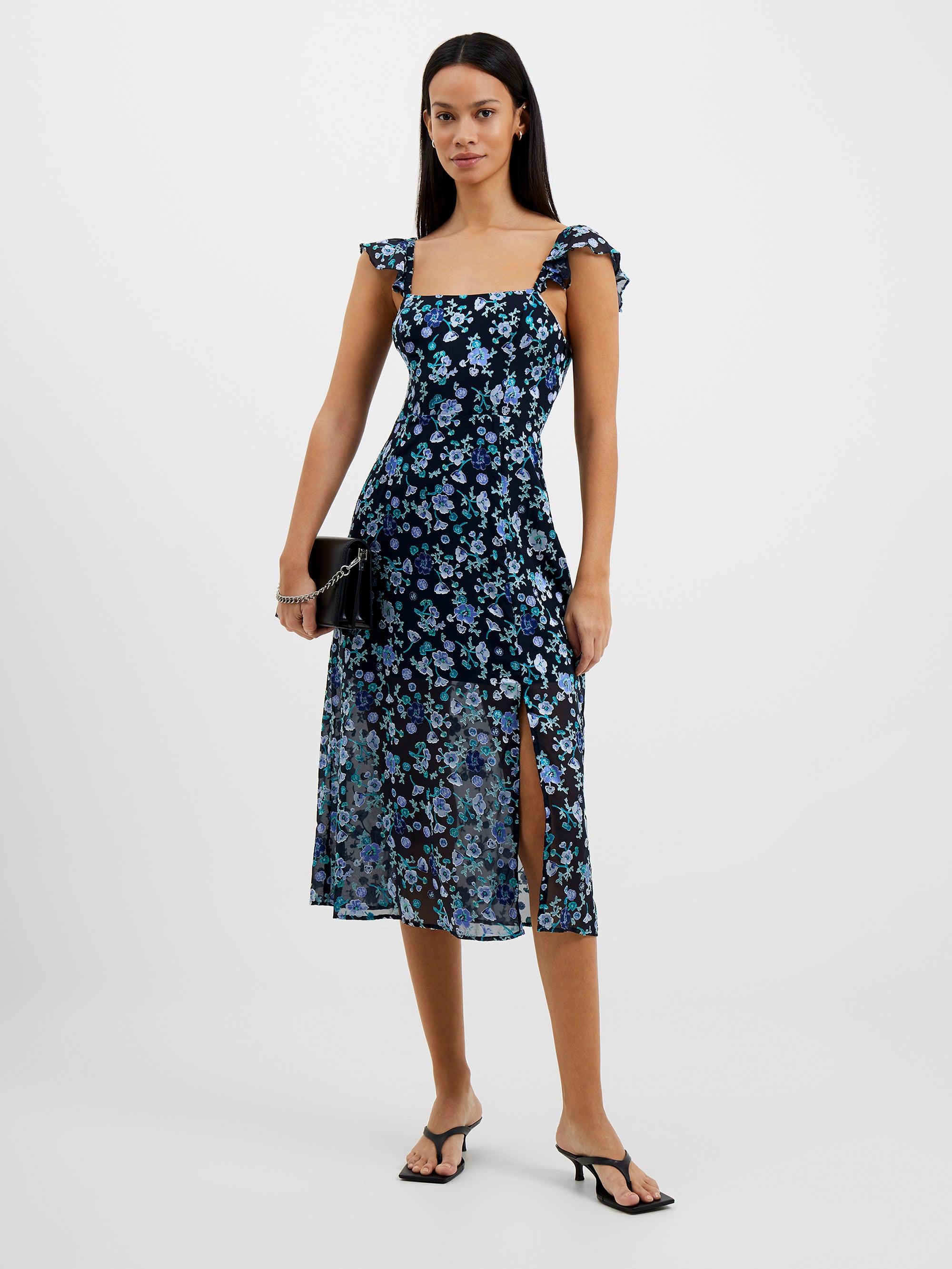 Elegante Vestido en Satén con Efecto Degradado - Diseño Bette