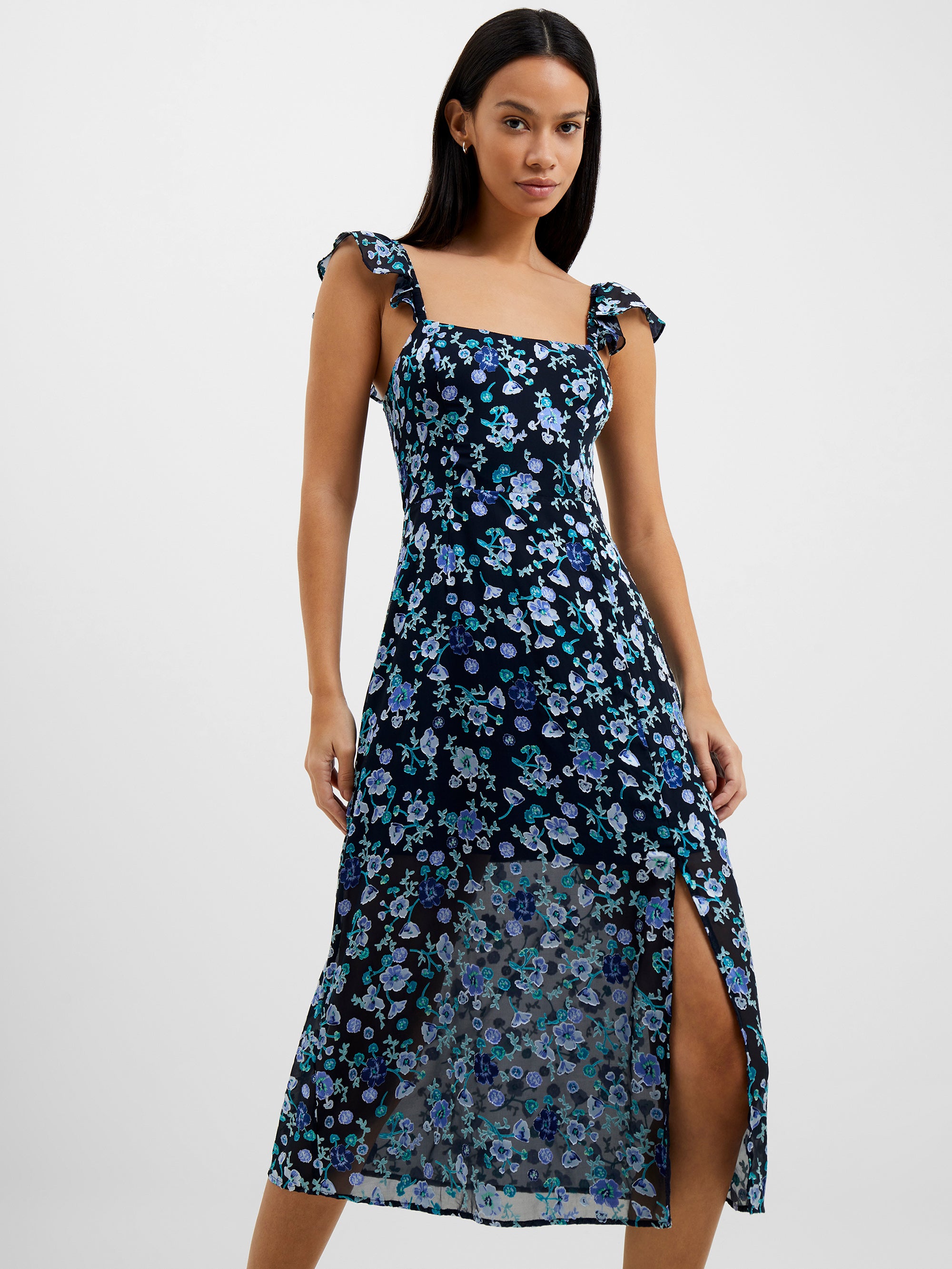 Elegante Vestido en Satén con Efecto Degradado - Diseño Bette