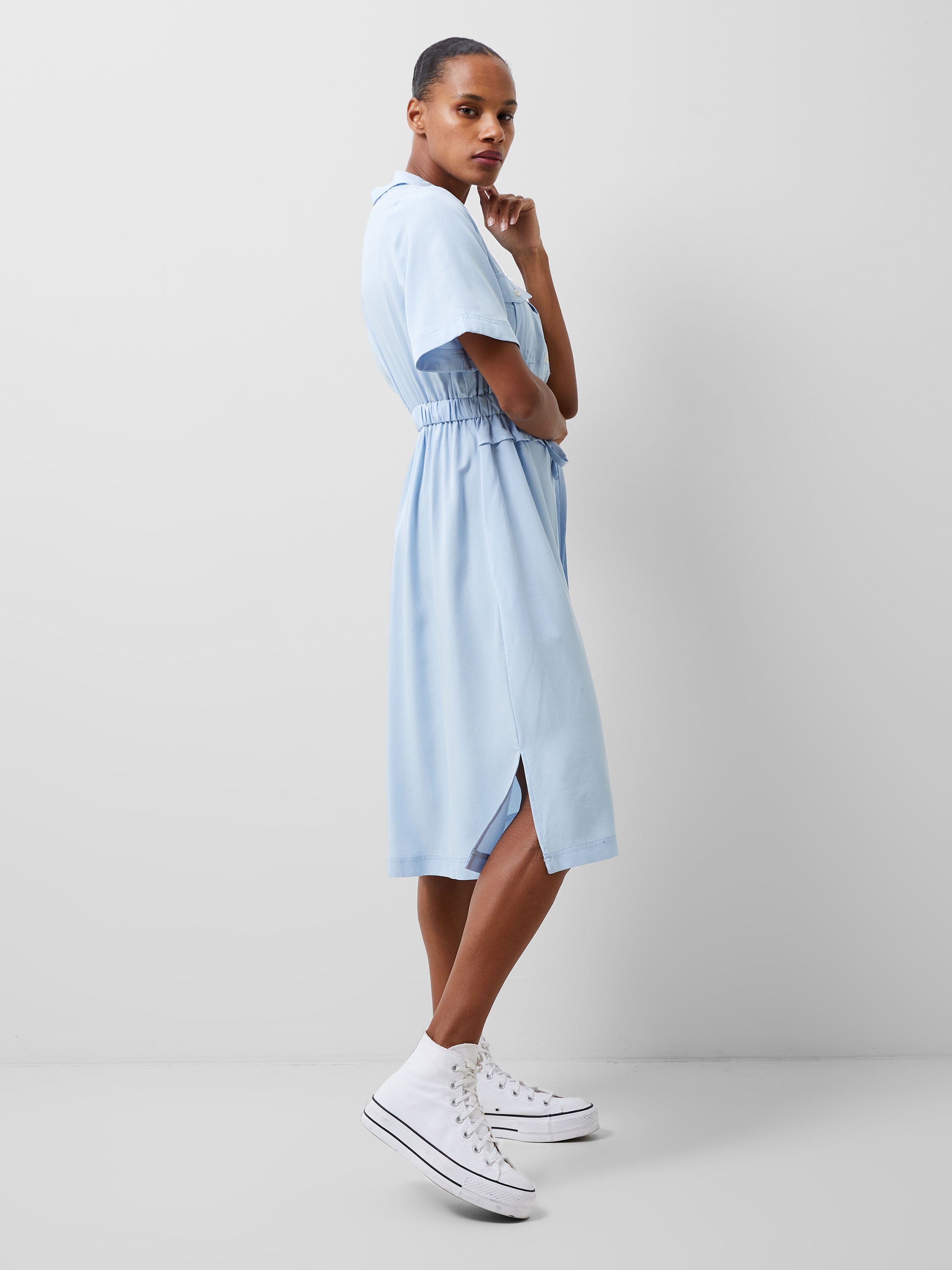Arielle Vestido Camisero Elegante para Primavera-Verano, Diseño Cómodo y Estiloso