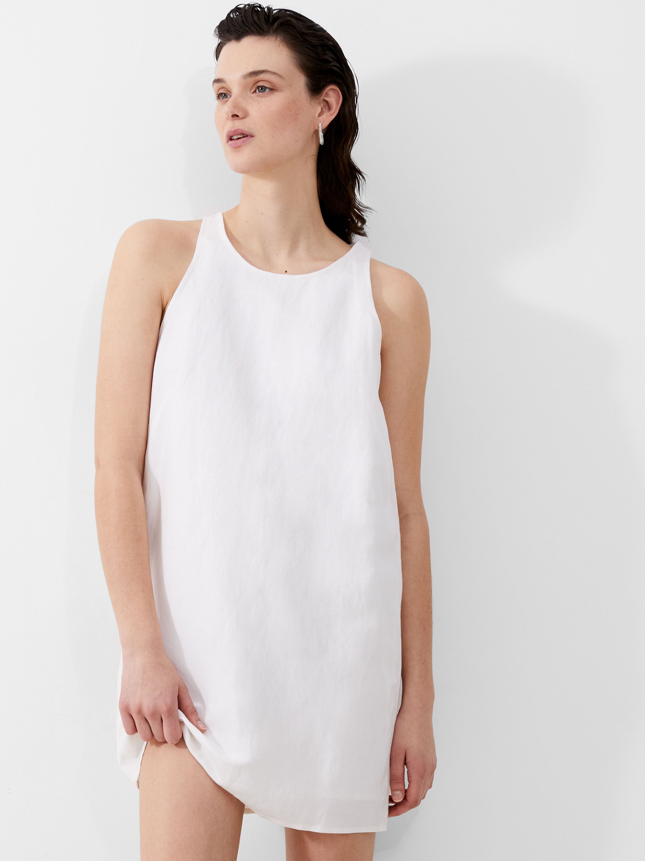 Vestido Casual Birdie en Lino - Estilo Transicional y Ligero para Mujer