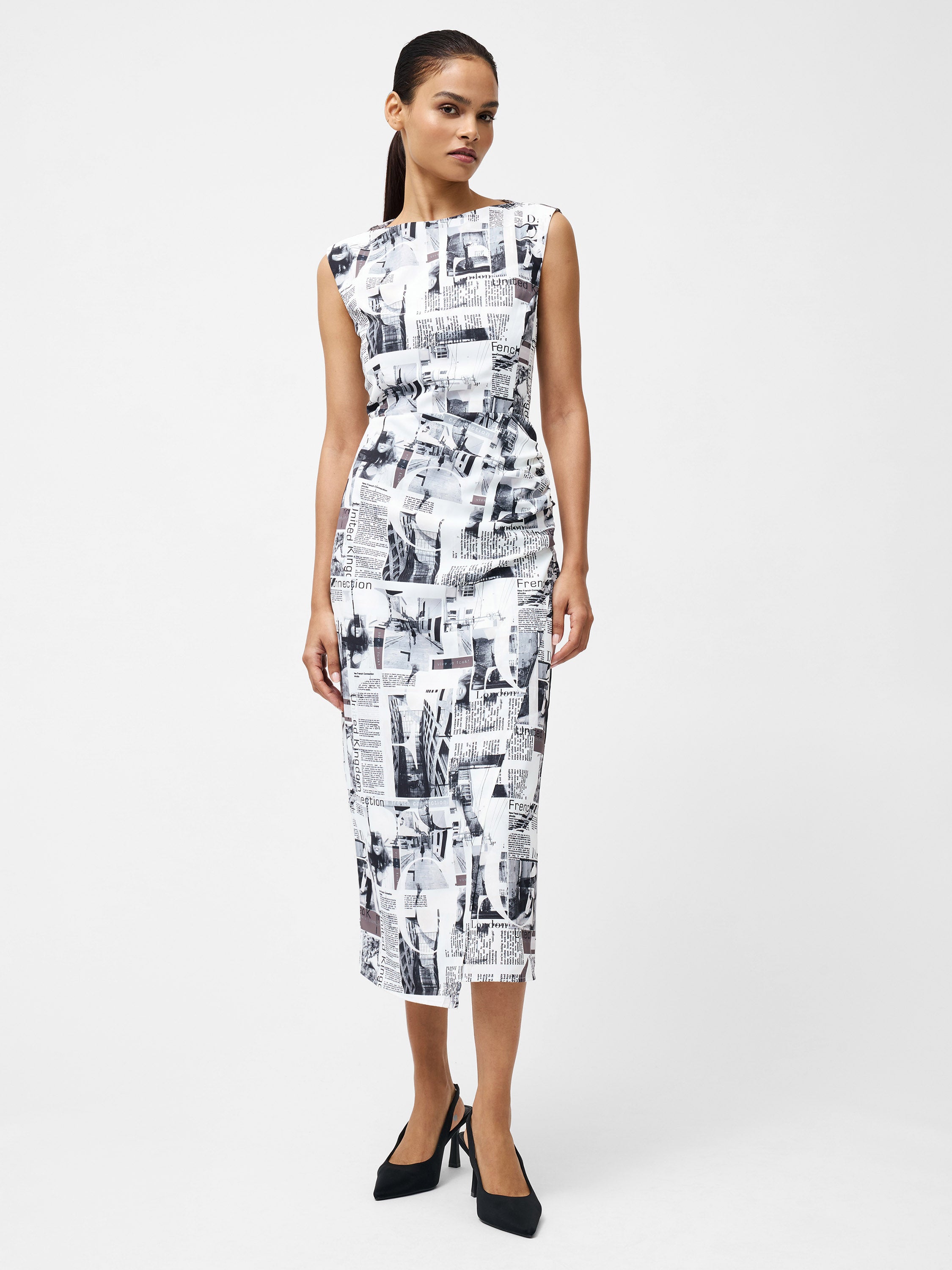 Vestido Elegante Dori en Crepé - Colección Atlantis Primavera