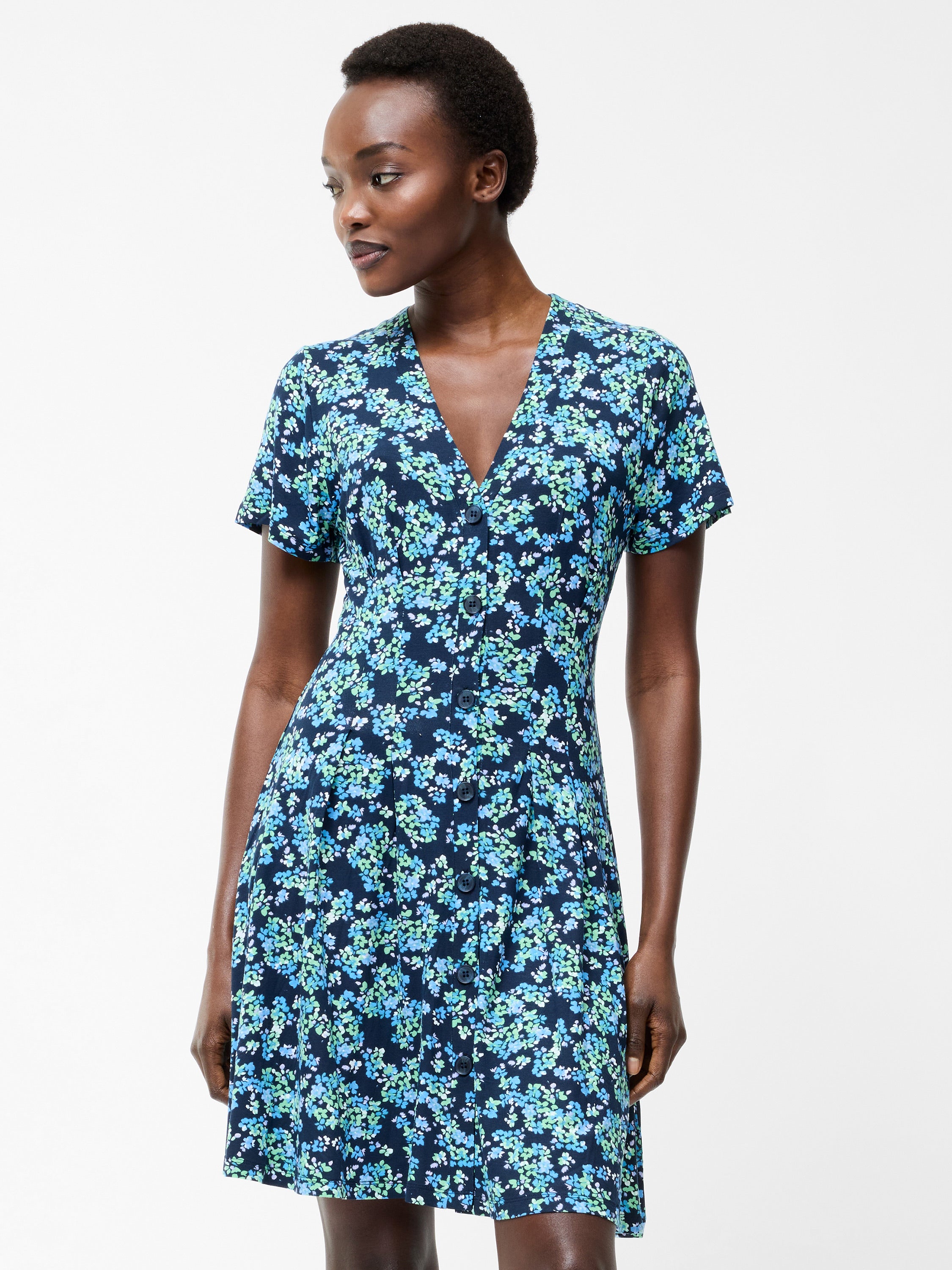 Vestido Elegante con Detalles Voluminosos - Benedetta Colección Moda