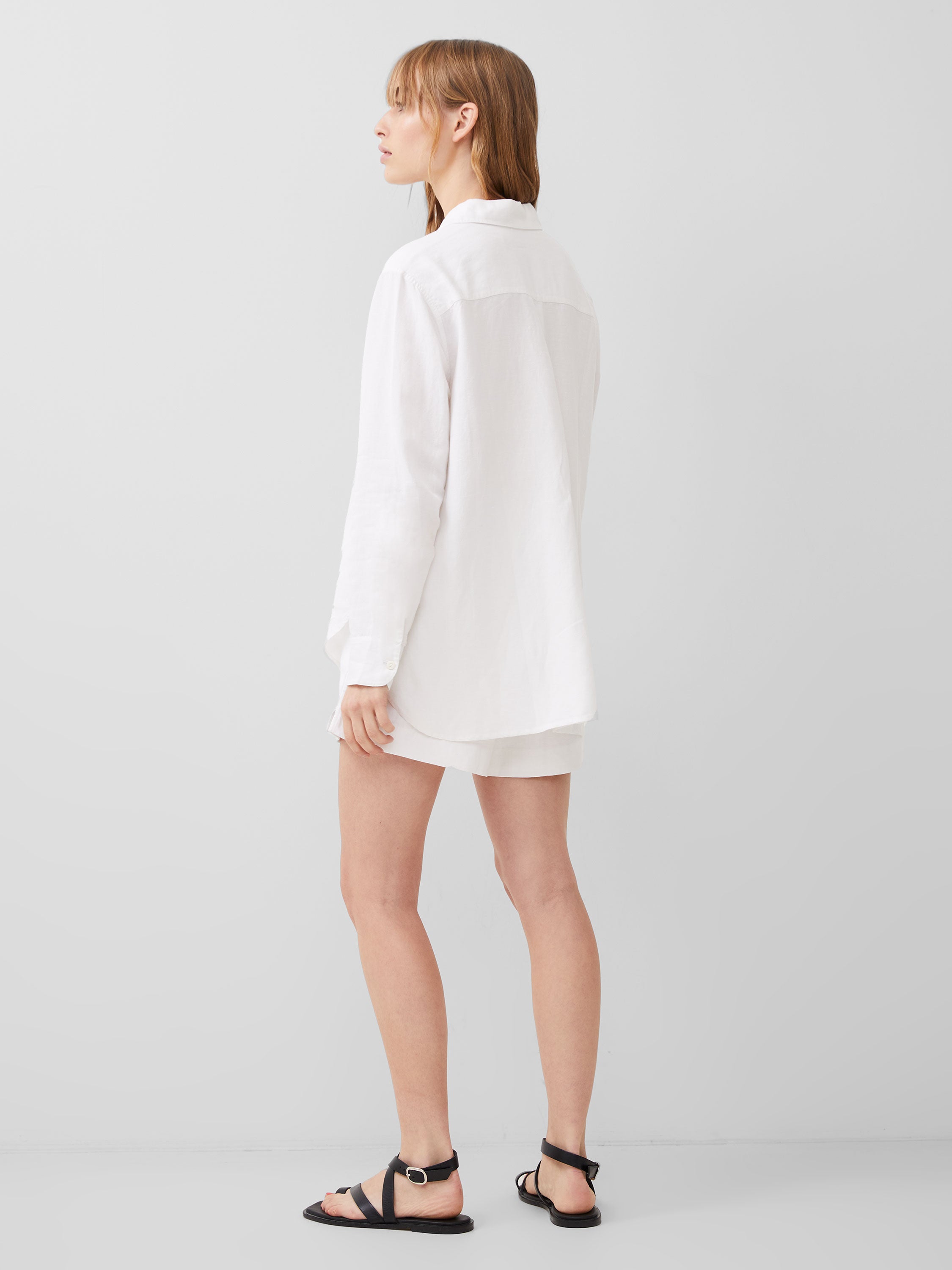 Camisa Oversize Birdie en Lino - Estilo Boyfriend Relajado