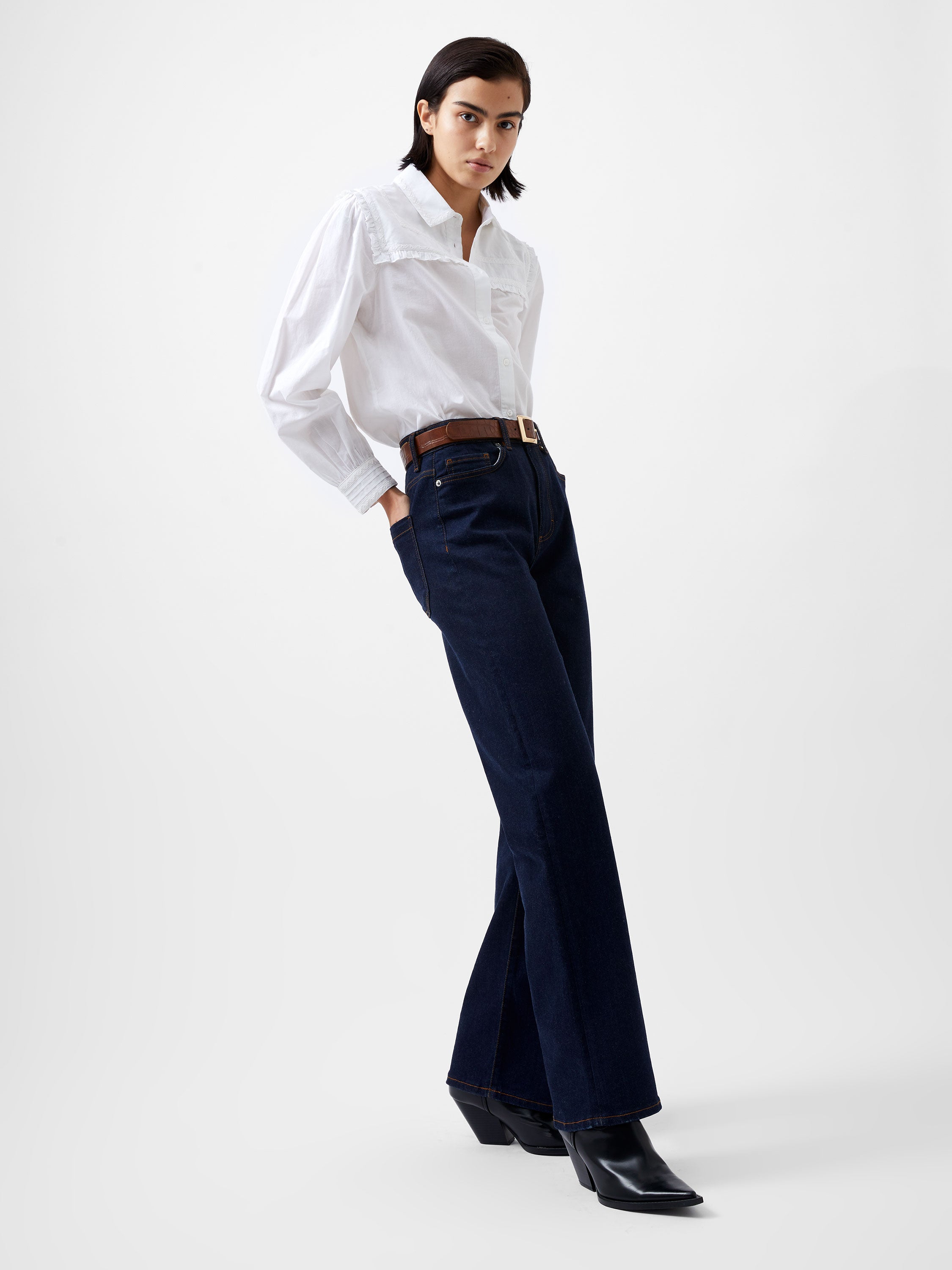 Camisa Bordada Amelie en Cambray Elegante - Diseño Exclusivo