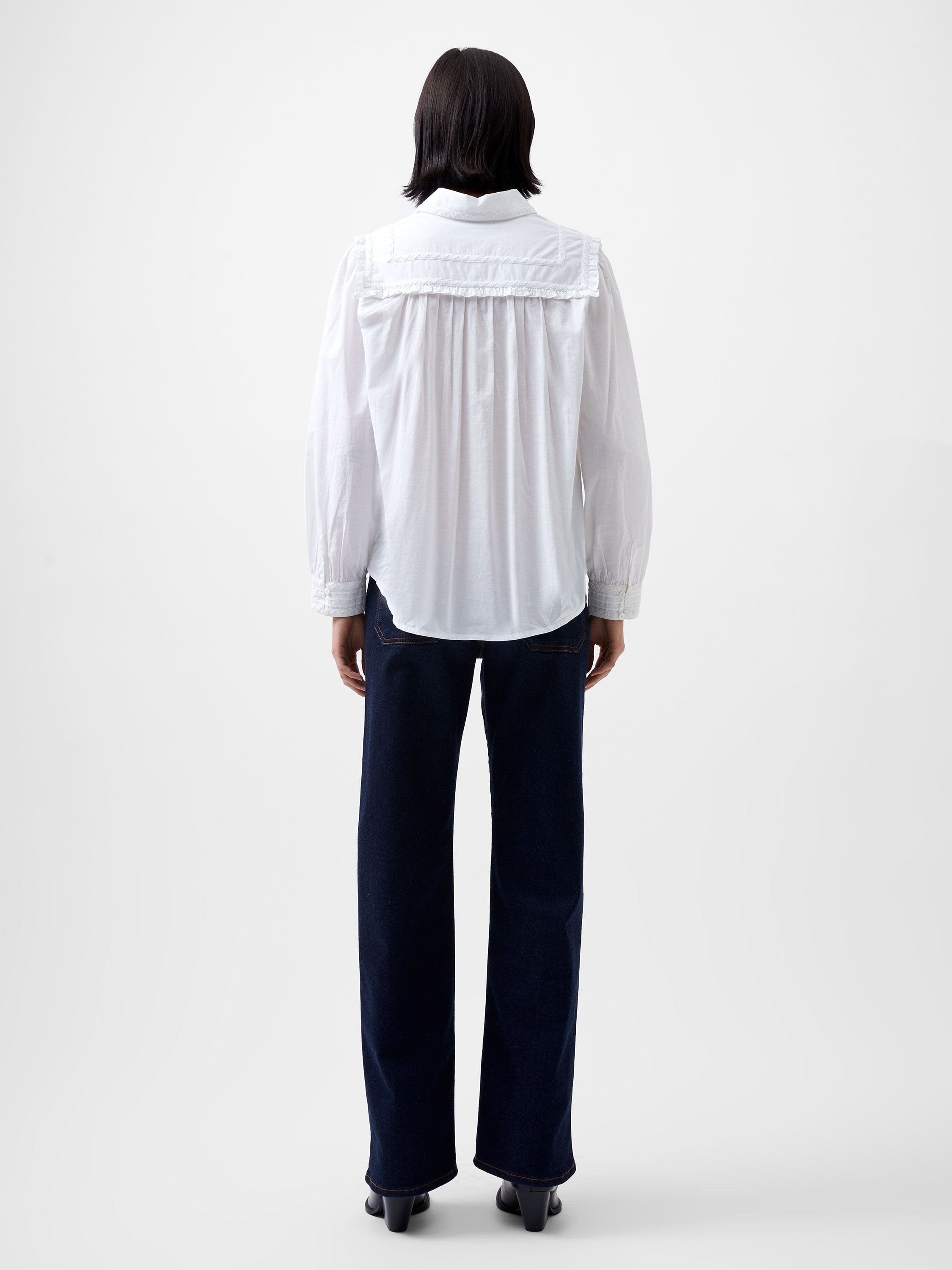 Camisa Bordada Amelie en Cambray Elegante - Diseño Exclusivo