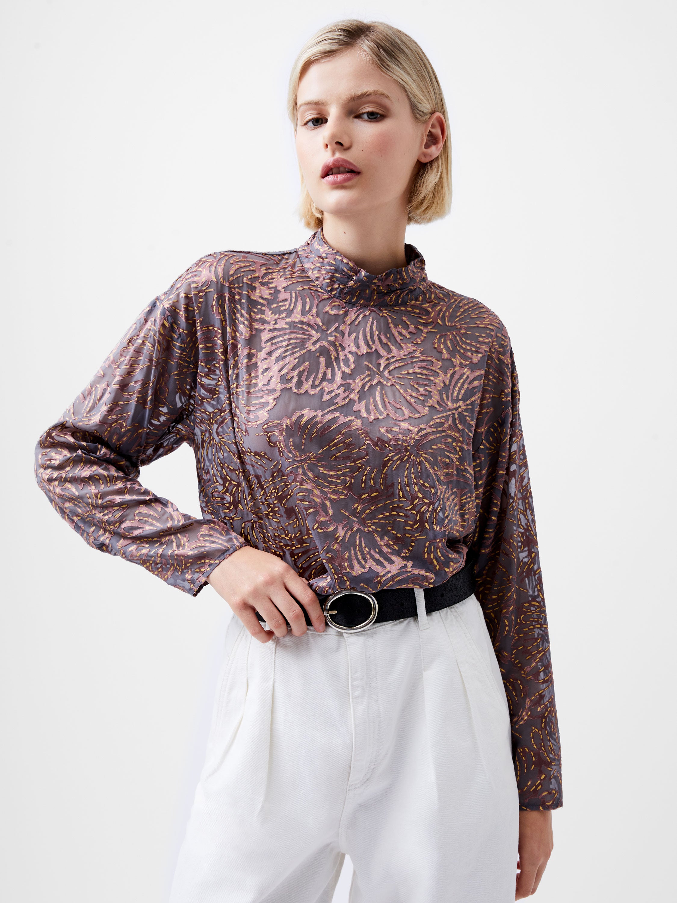 Sudadera de Cuello Alto Becky Devore - Jersey Suave con Ajuste Cómodo para Mujer