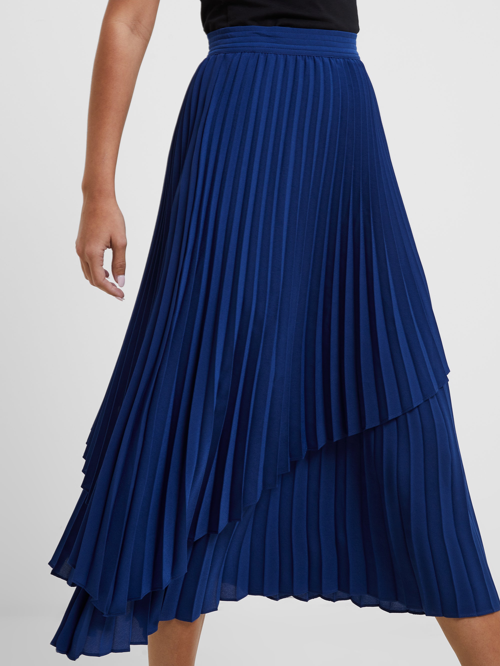 Arie Falda Plisada Midilargo Elegante con Cintura Ajustable - Tendencia de Temporada