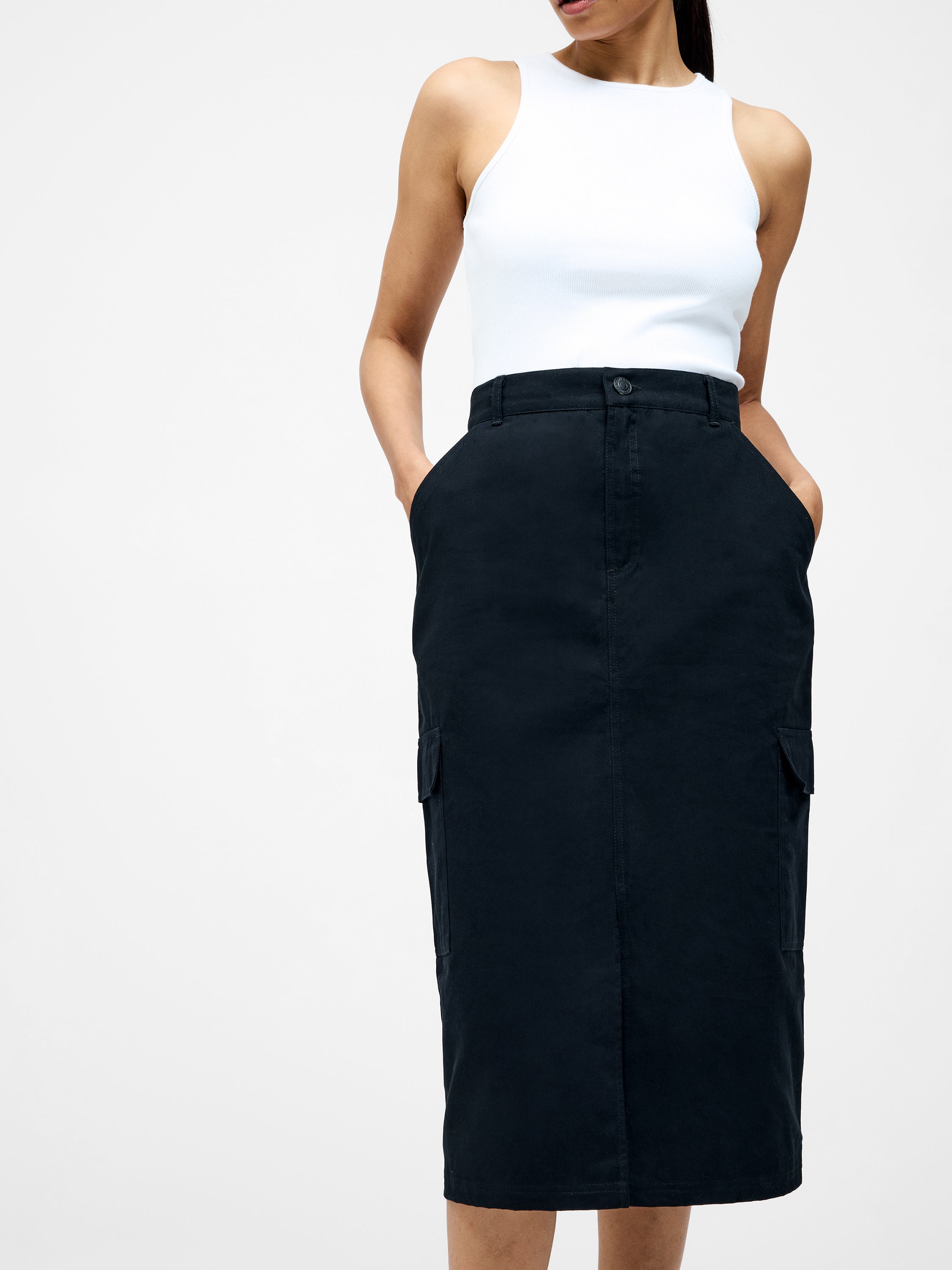 Cargo Midi Skirt