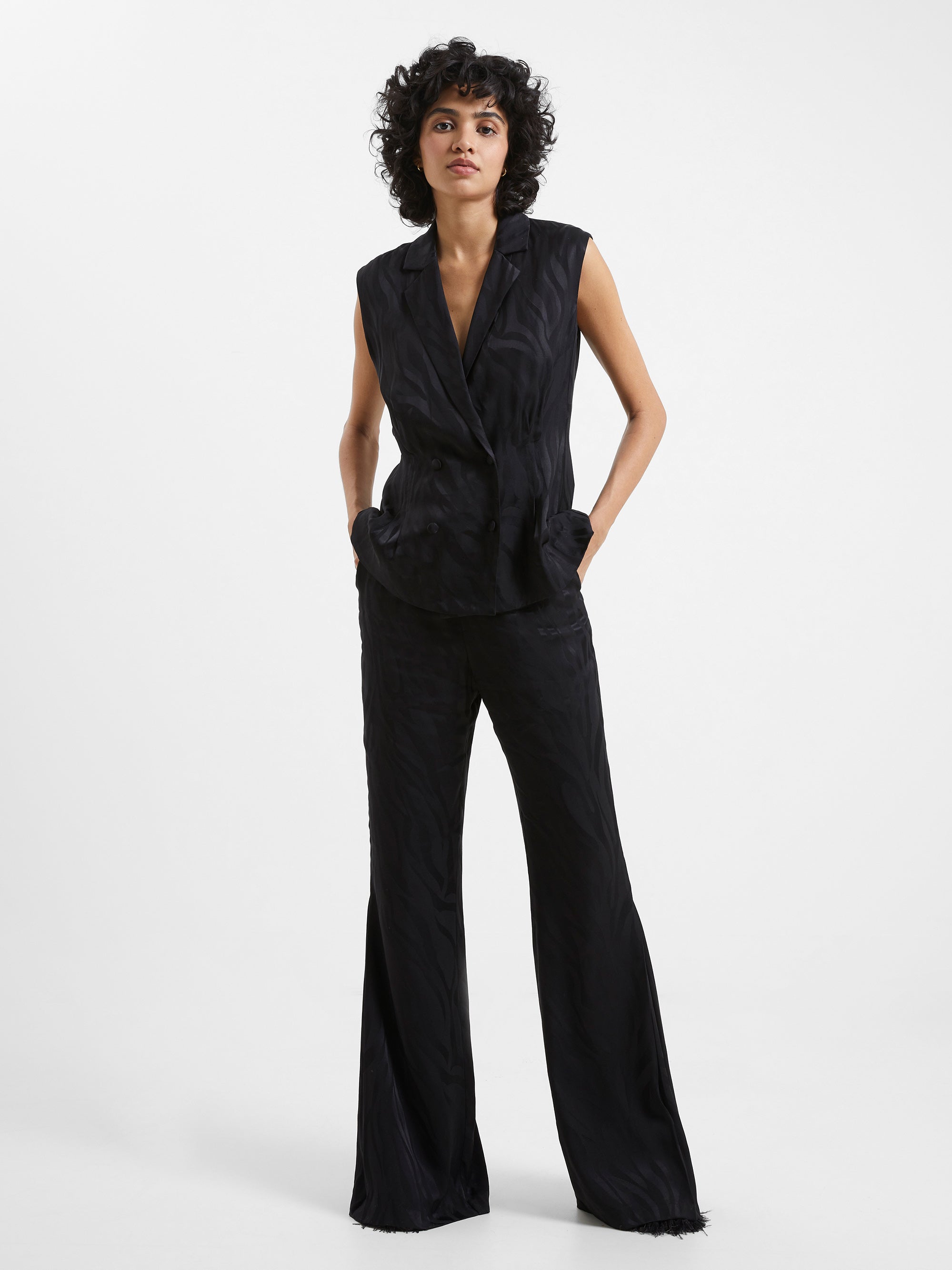 Aba Pantalones Sostenibles en Satén Ecológico - Moda Consciente