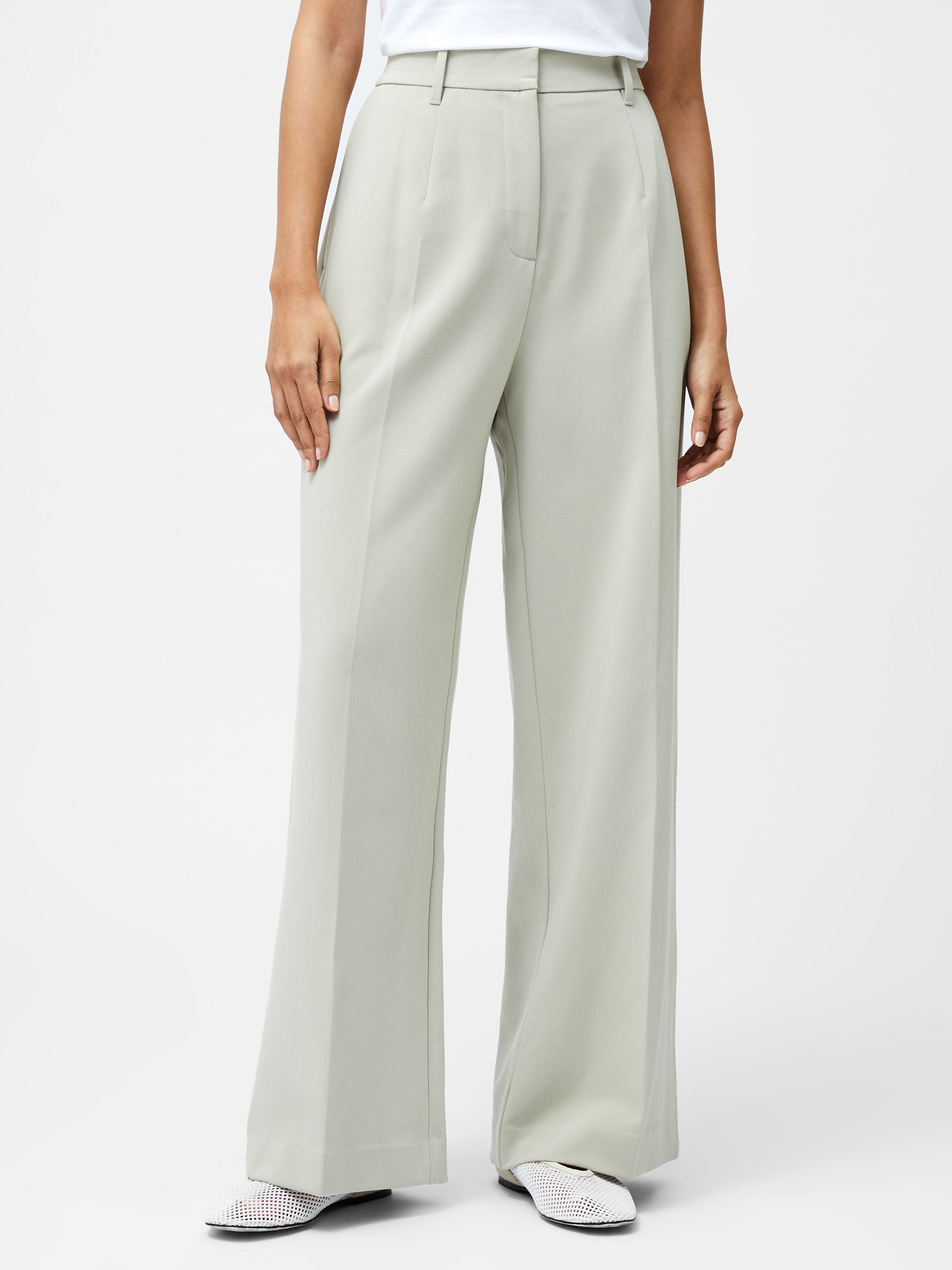 Pantalones Elegantes Angie de Corte Amplio y Ajuste Perfecto