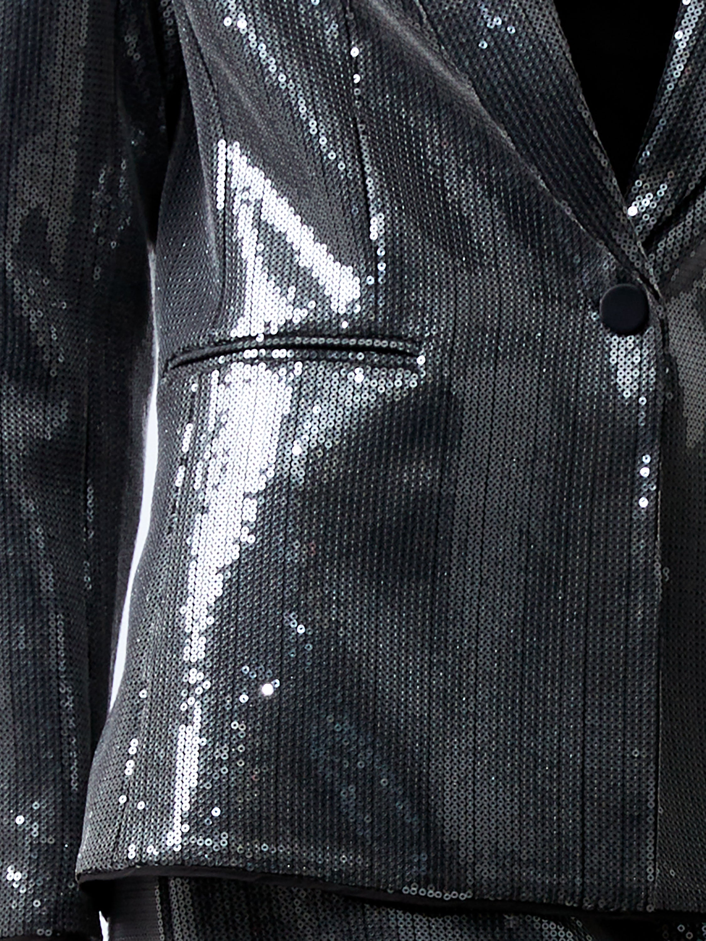 Chaqueta Brillante con Lentejuelas Amy - Estilo Moderno para Eventos Elegantes