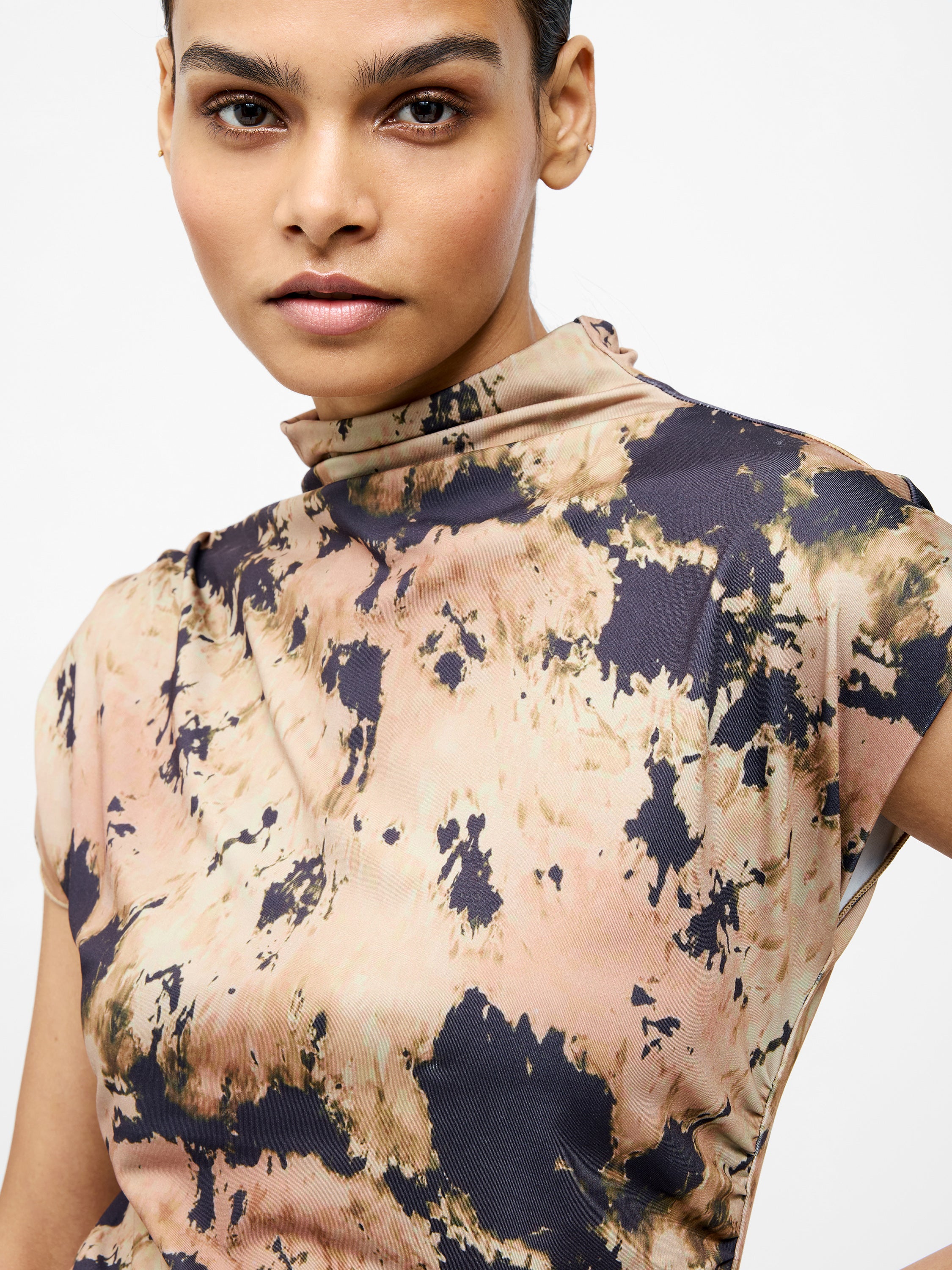 Ava - Blusa Fruncida de Moda con Diseño Exclusivo
