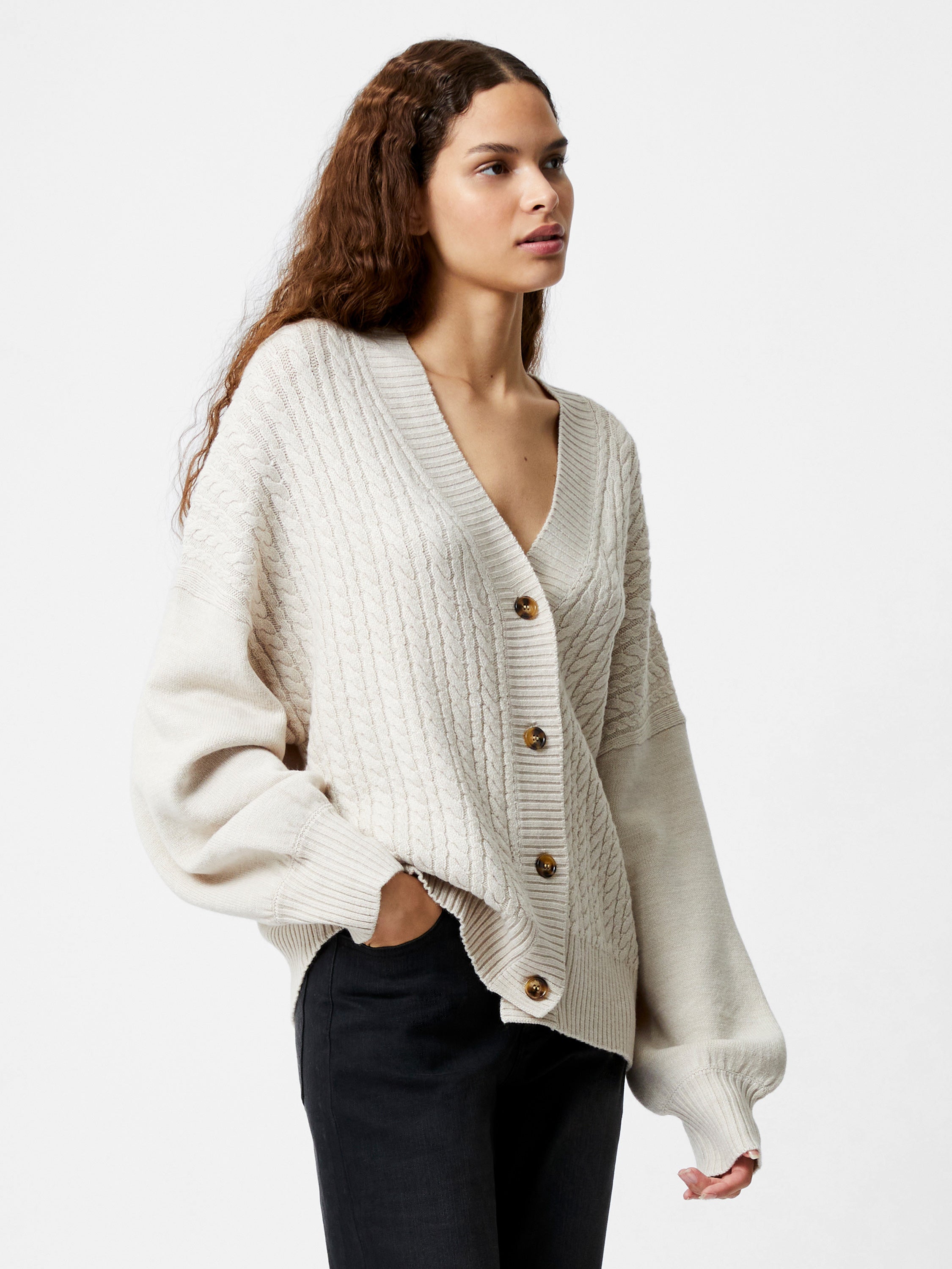 Sweater Infantil de Punto Trenzado Suave - Abrigo Cálido con Diseño Clásico para Bebés