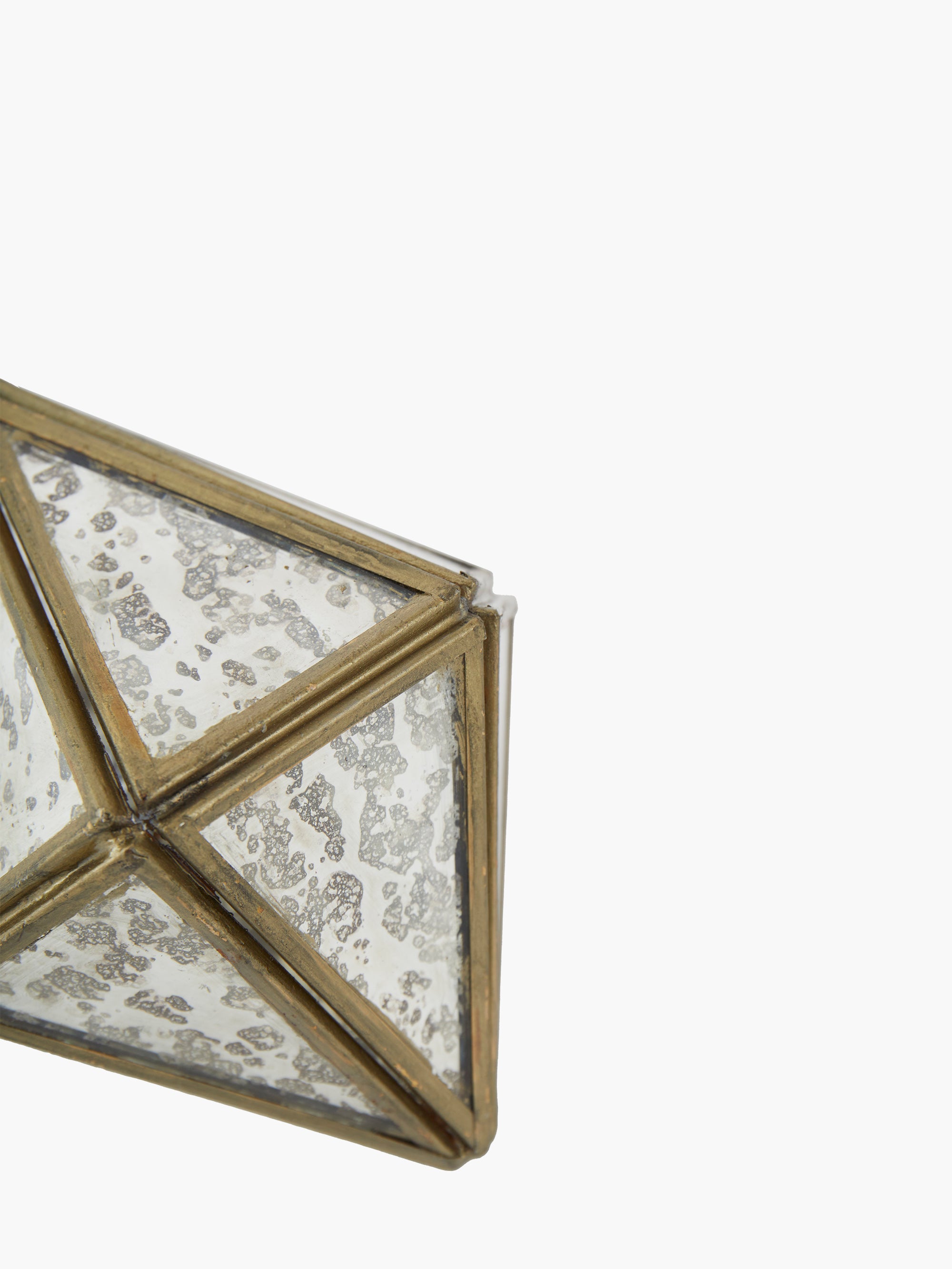 Adorno Vintage de Cristal con Detalles en Diamante Joyero