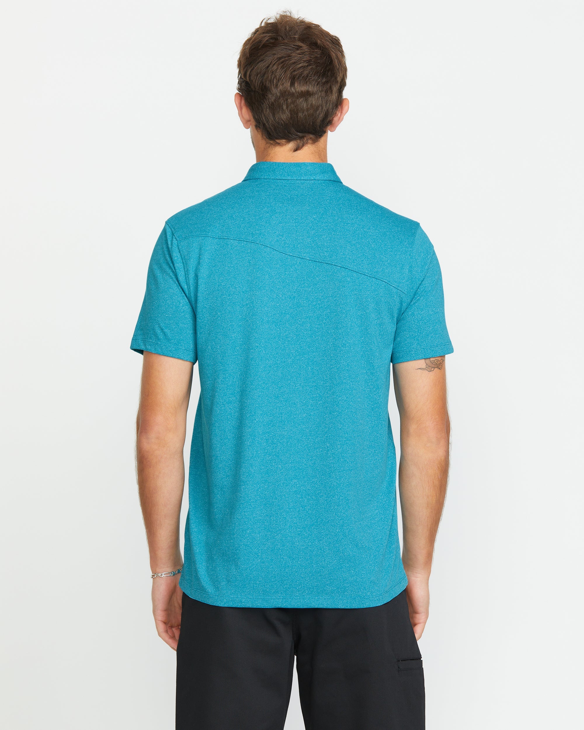 Camiseta Polo Wowzer en Azul Bahía Fresco