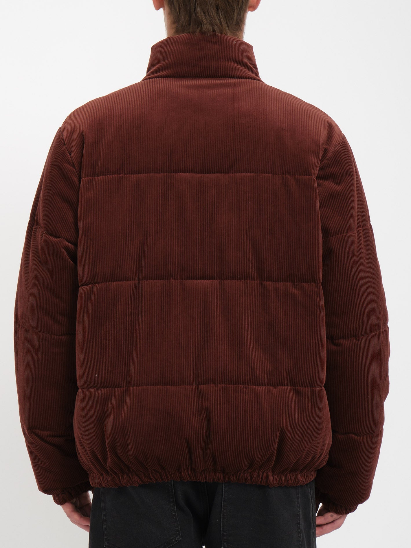 Chaqueta Reversible Walltz en Pana Acanalada - Tono Chocolate Oscuro