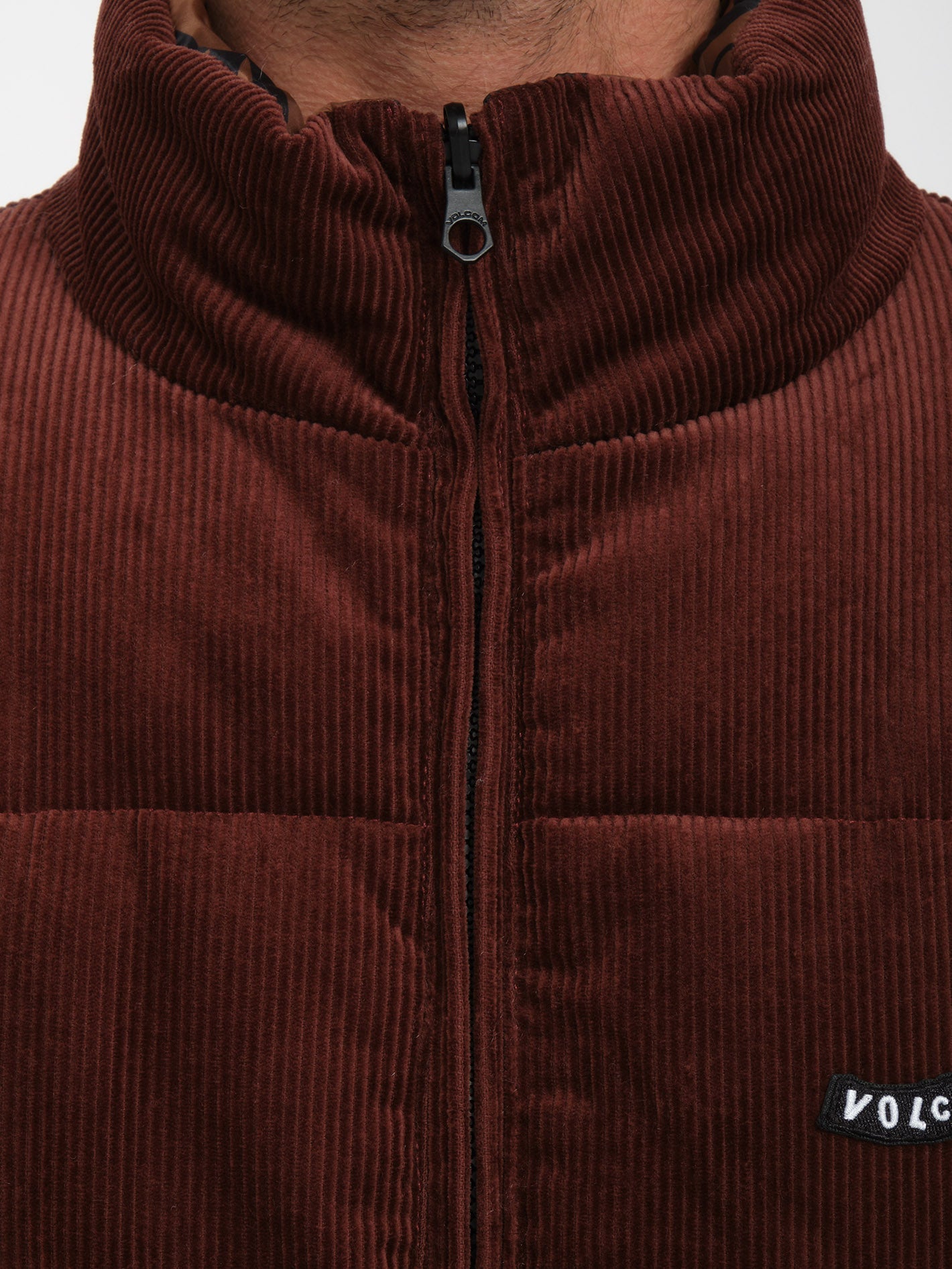 Chaqueta Reversible Walltz en Pana Acanalada - Tono Chocolate Oscuro