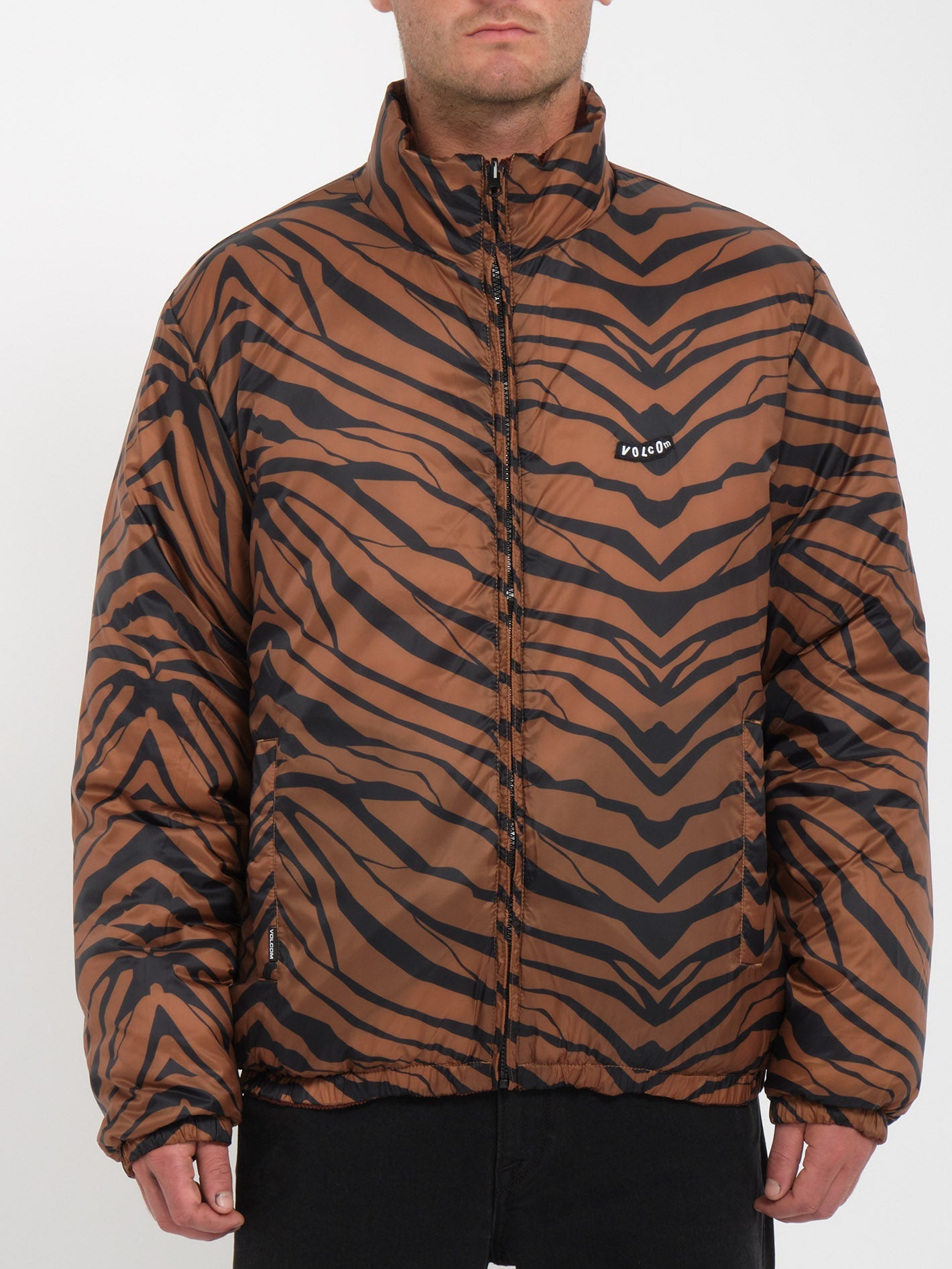 Chaqueta Reversible Walltz en Pana Acanalada - Tono Chocolate Oscuro