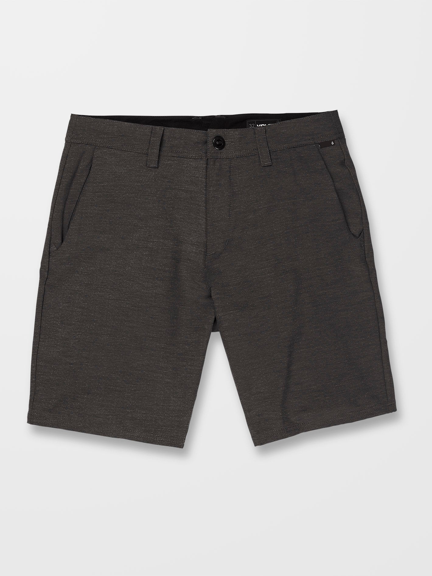 Pantalón Corto Multiusos Slub Frickin con Detalles Rasgados - 51cm en Ébano (Ajuste Perfecto para Hombre/Mujer)

（：、、、