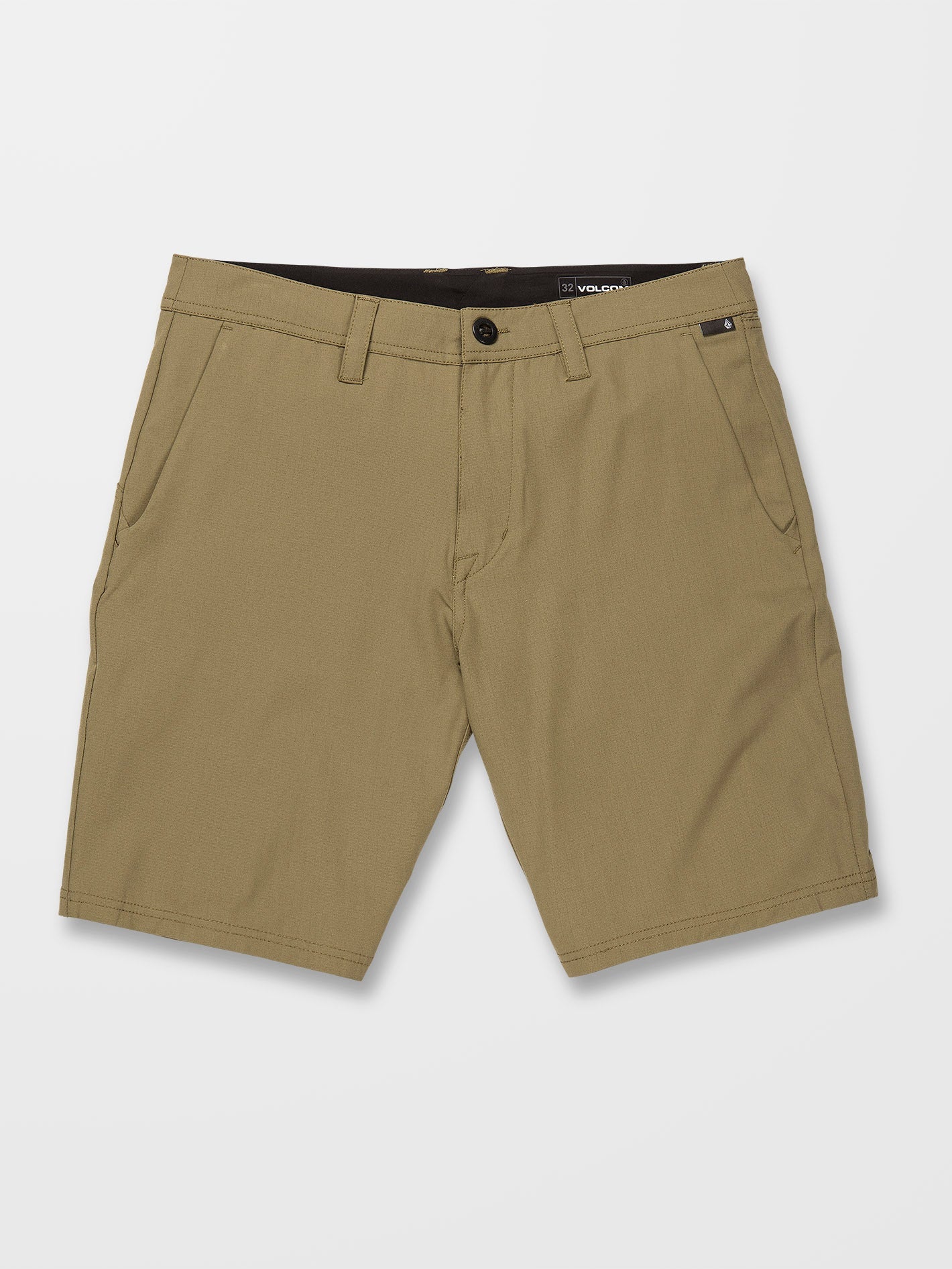 Pantalón corto multifuncional de tejido slub texturizado con diseño cruzado desgastado 51 cm - Viejo Molino