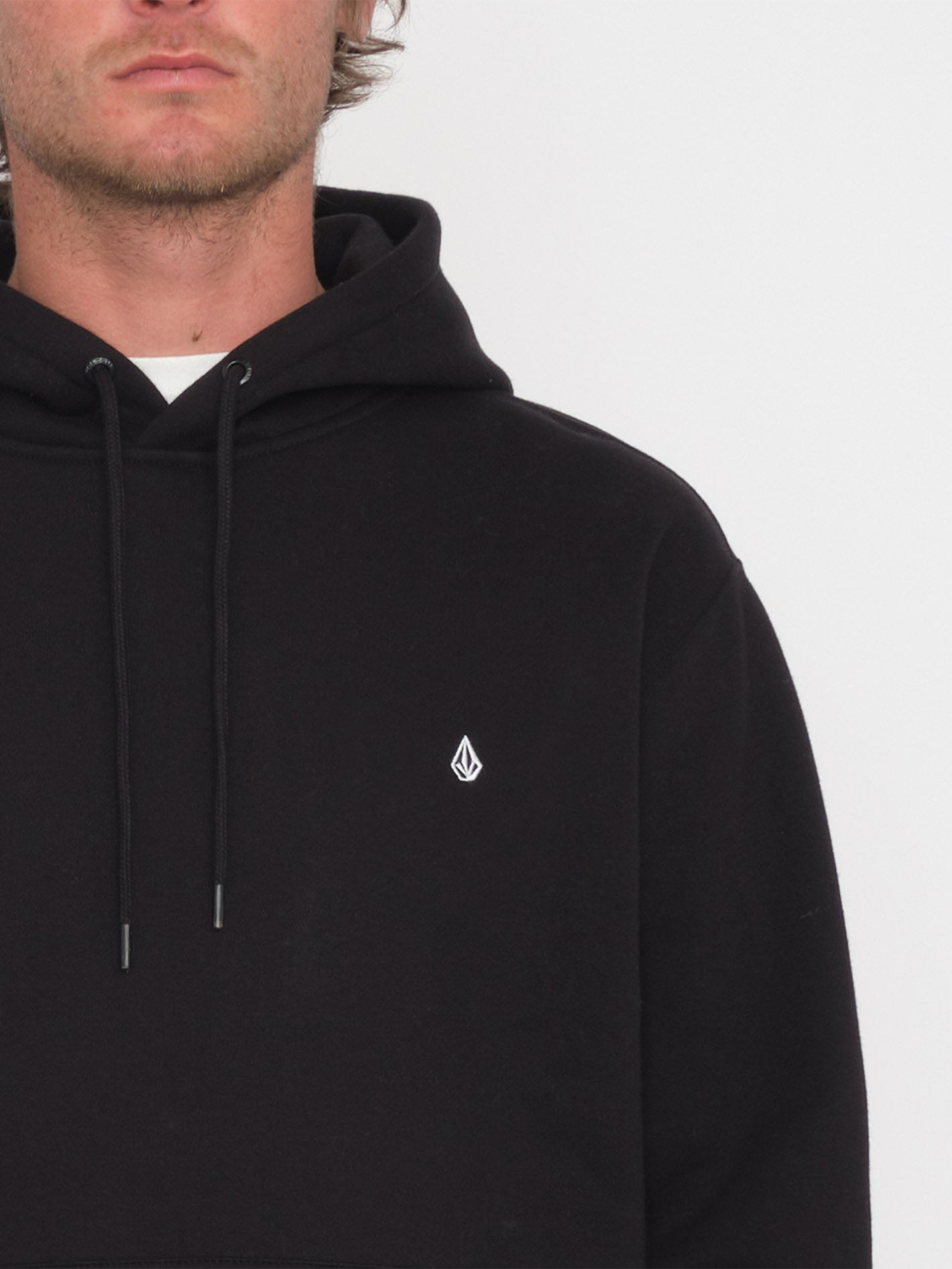 Hoodie Stone Unique Capucha - Negro Onyx en Algodón Orgánico
