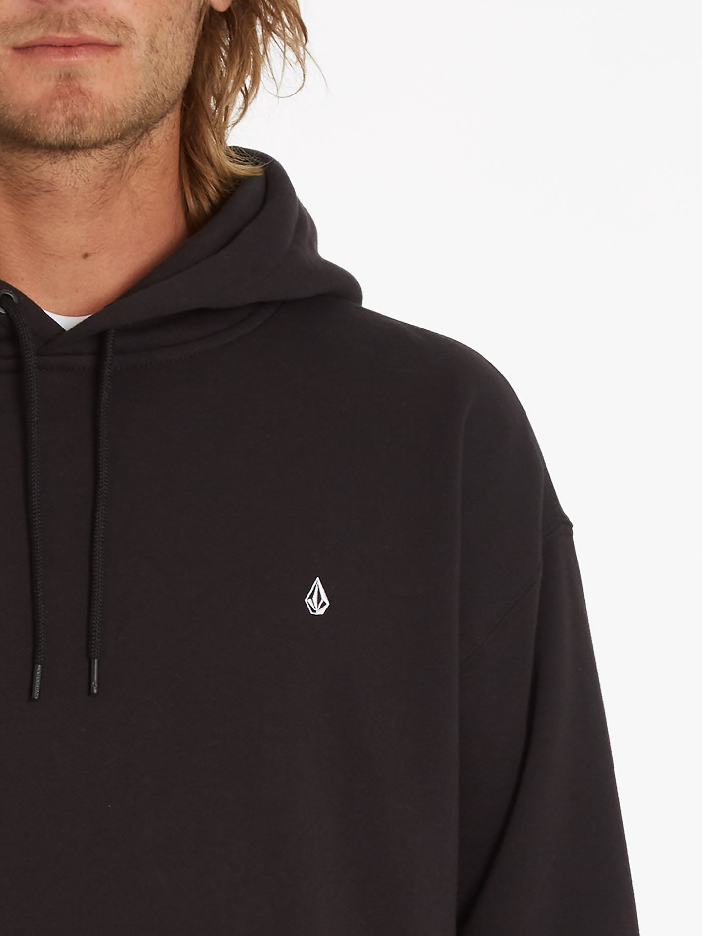 Buzo con capucha deportiva Single Stone - Negro Absoluto