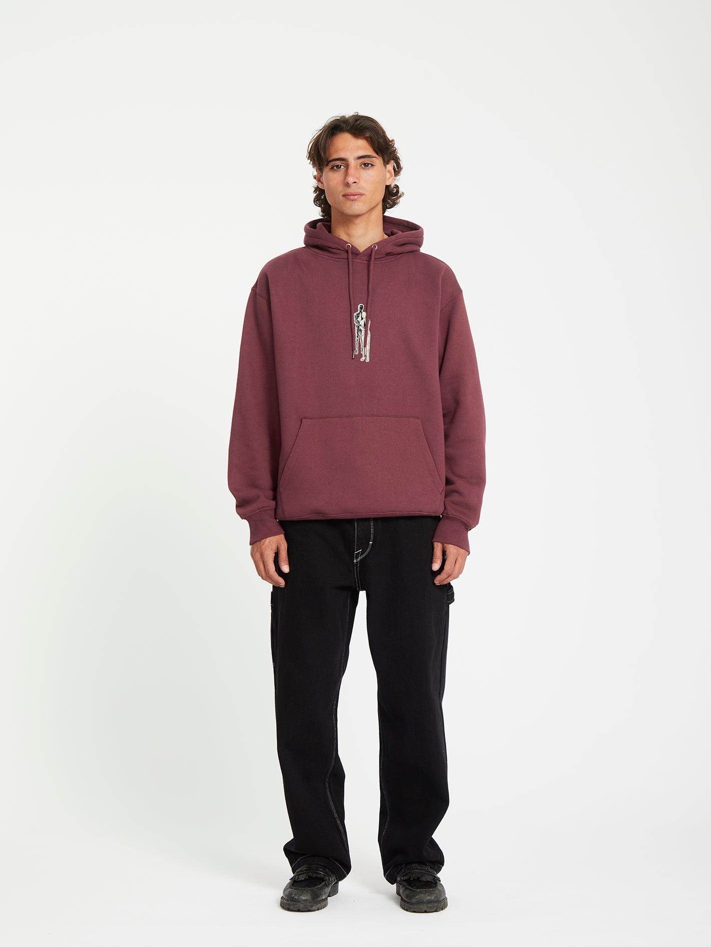 Hoodie Premium Watanite Color Vino Tinto - Diseño Cómodo con Capucha