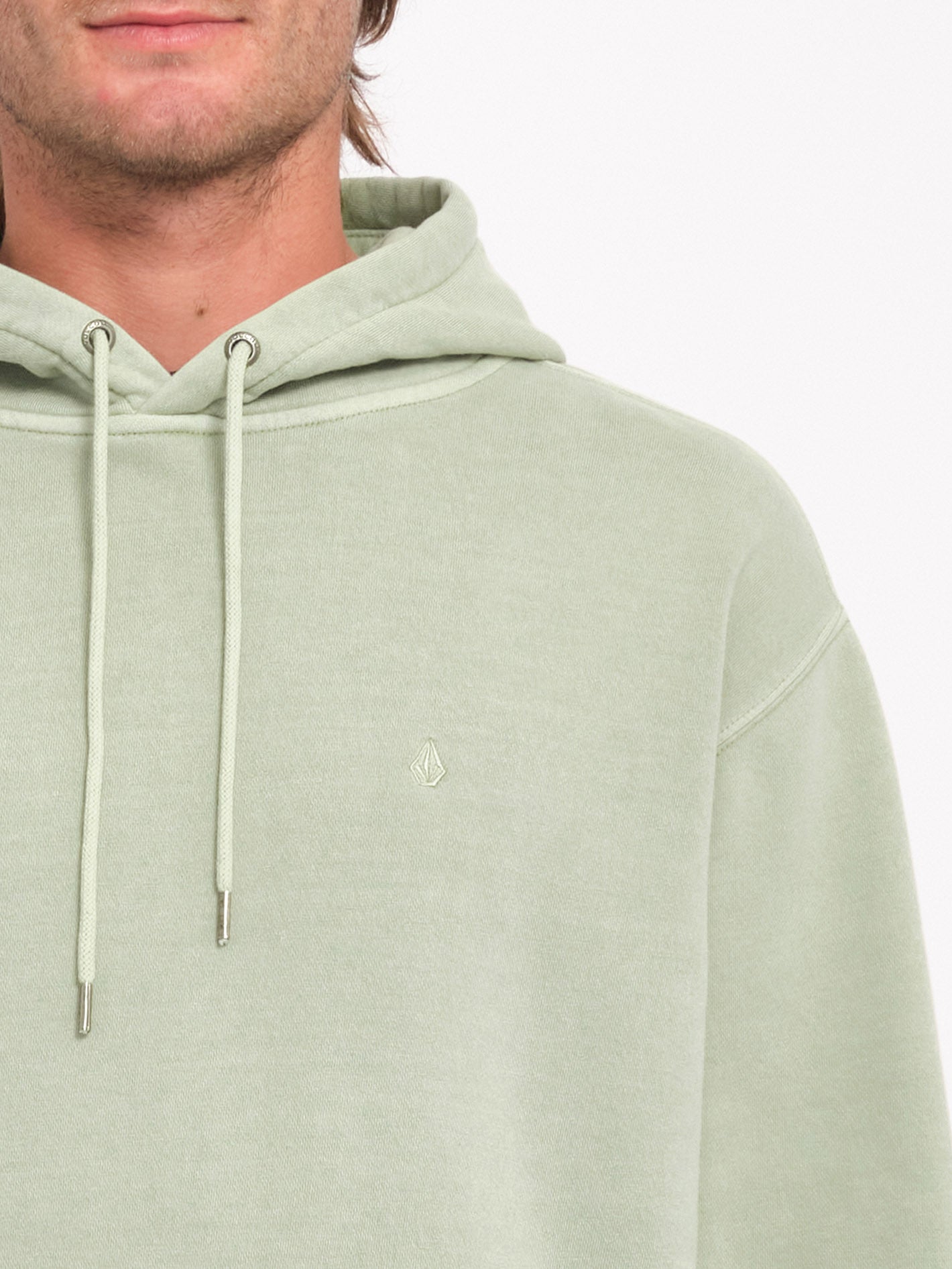 Sudadera Single Stone con Capucha - Té Verde Cálido