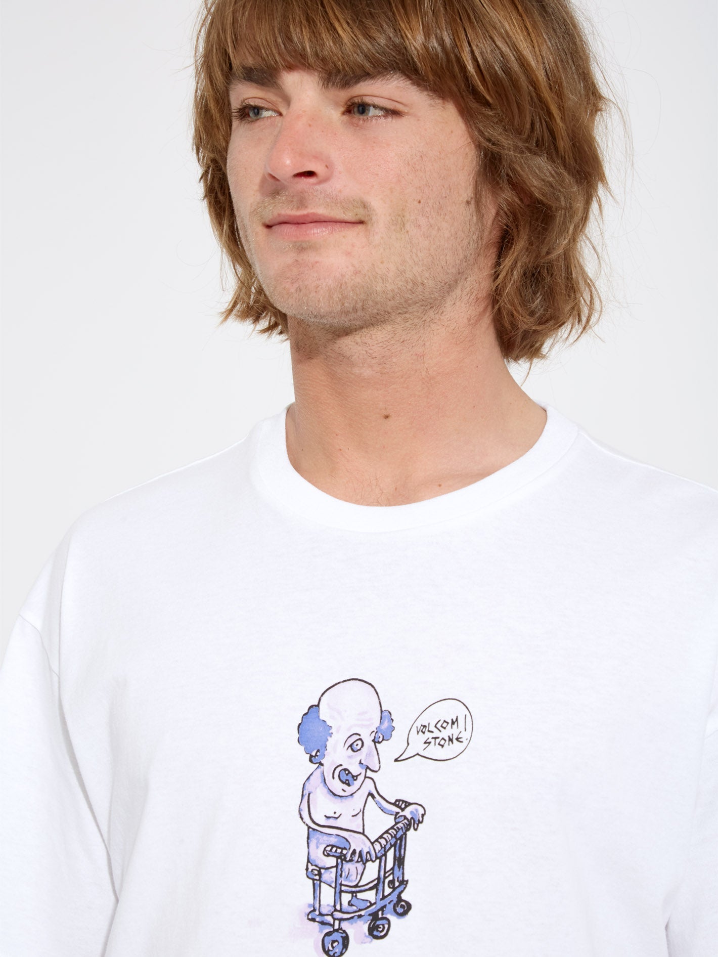 Camiseta Básica de Algodón Orgánico - Estilo Slowfutur en Blanco Puro