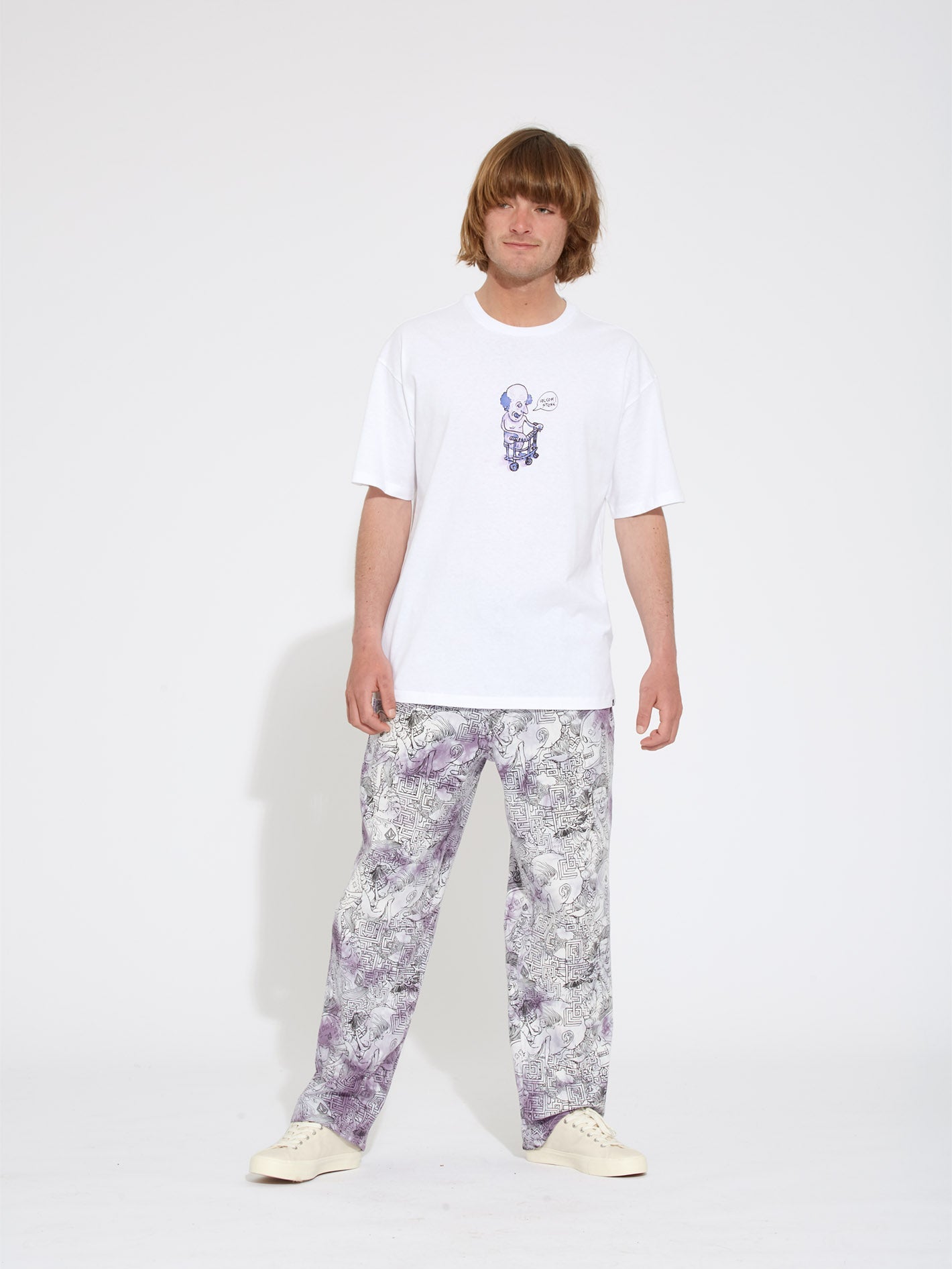 Camiseta Básica de Algodón Orgánico - Estilo Slowfutur en Blanco Puro