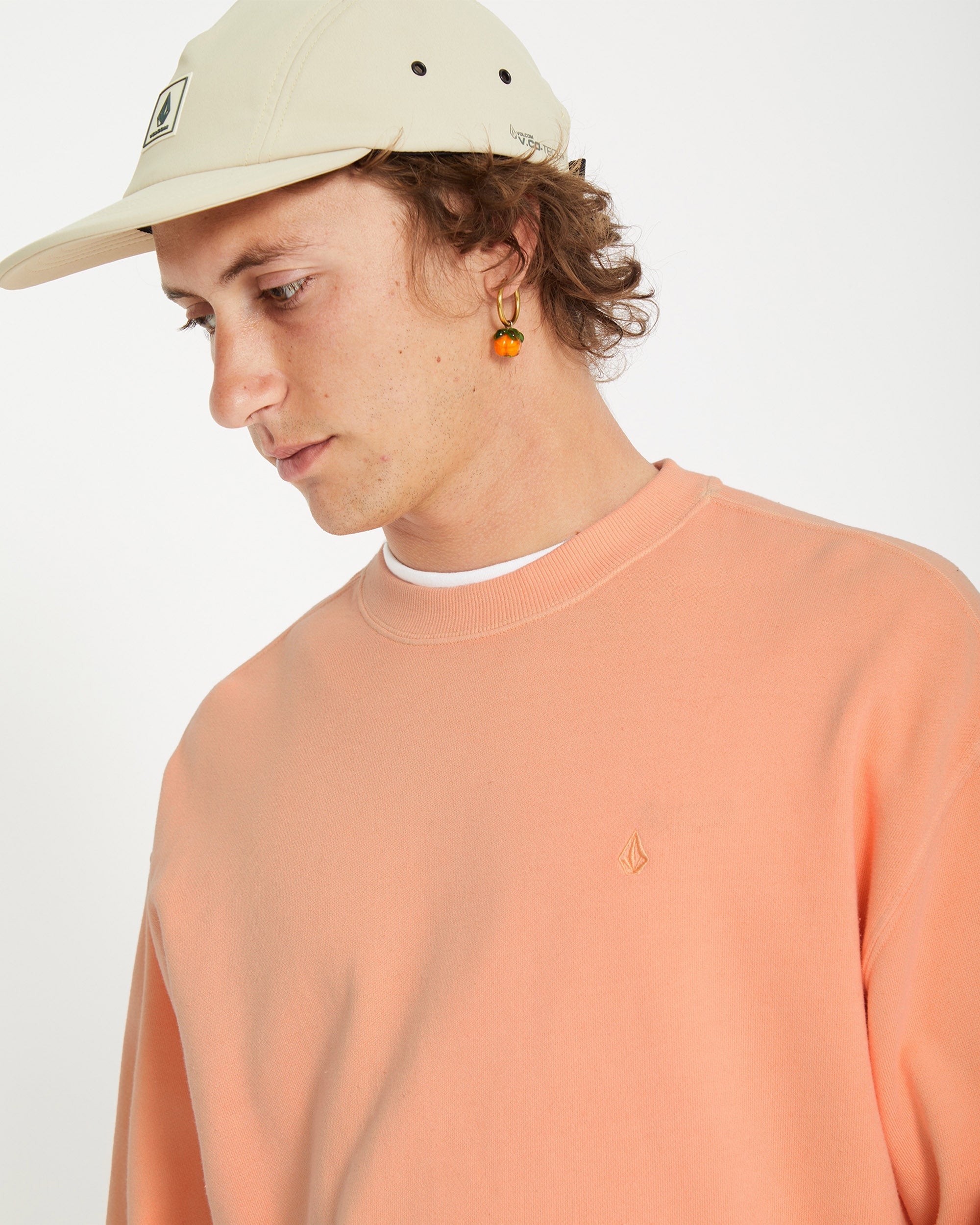 Buzo Unisex SingleStone - Capucha en Tono Melocotón Claro