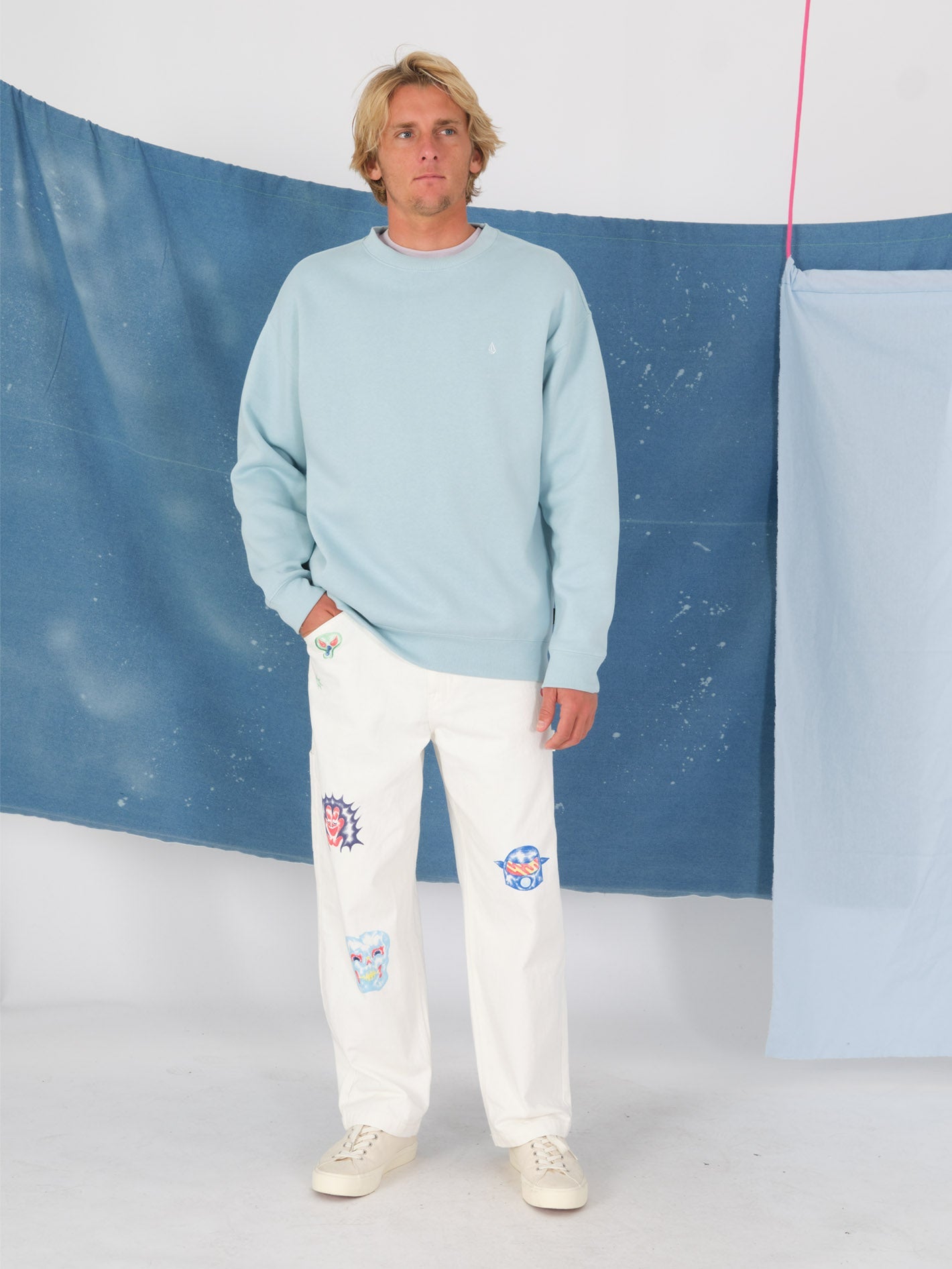 Chaquetón Capucha Unisex Piedra Única - Tonelada Azul Nublado