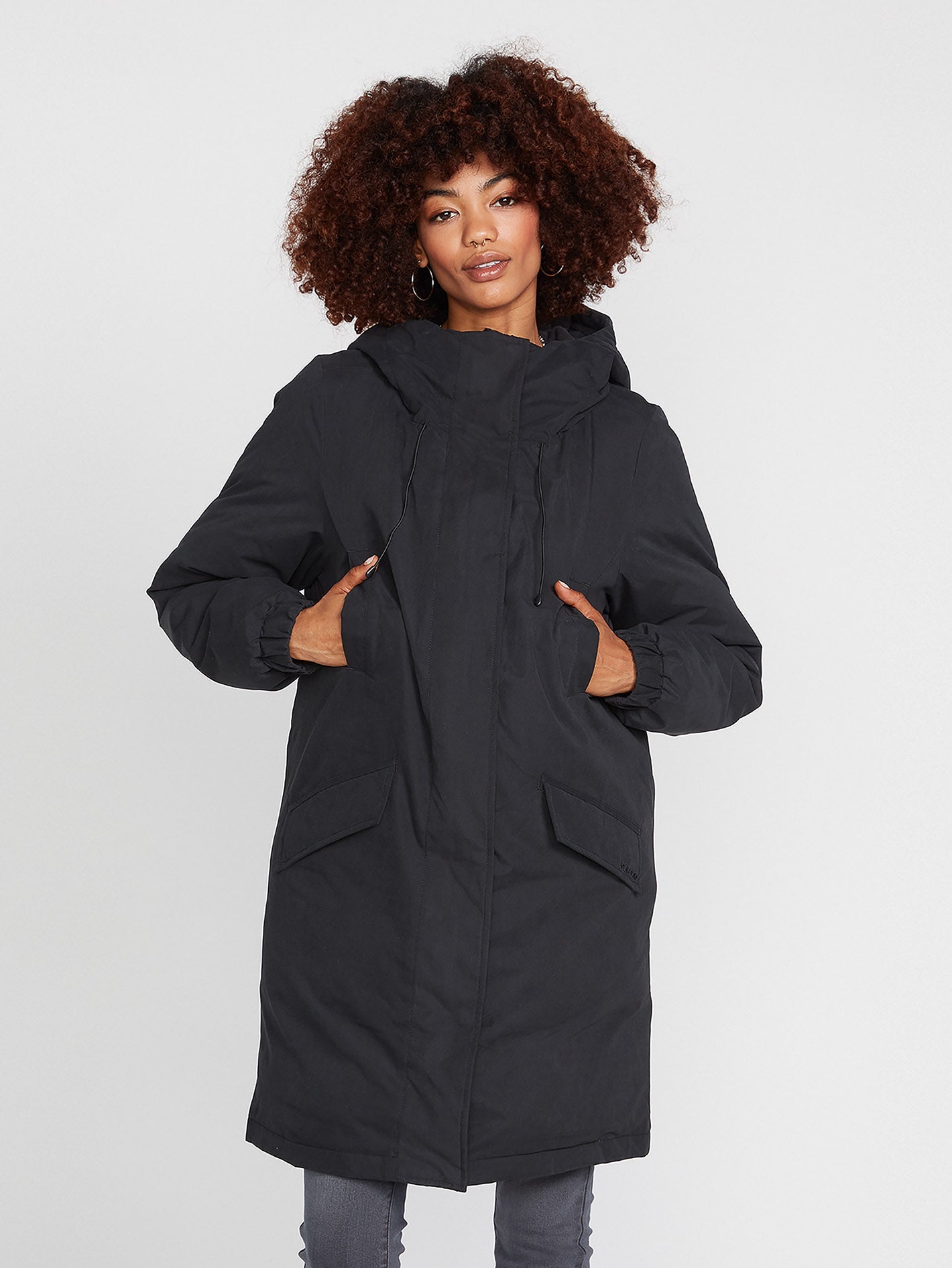 Chaqueta Térmica Sleepi Puff - Negro Ultra Cálido con Capucha