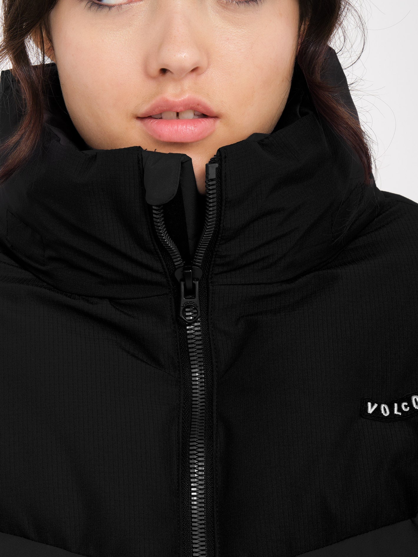 Chaqueta Ultra Ligera Wold-Smooth - Abrigo de Invierno Negro con Cremallera