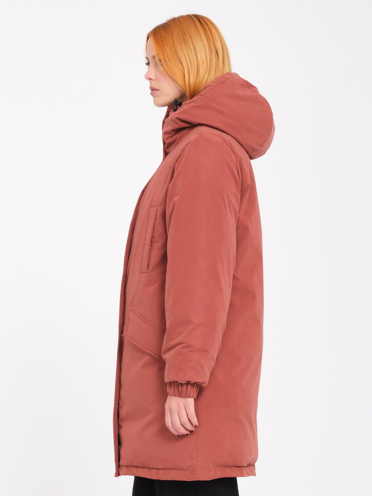 Chaqueta Inflable Parka Dormir - Marrón Castaño Ultra Suave