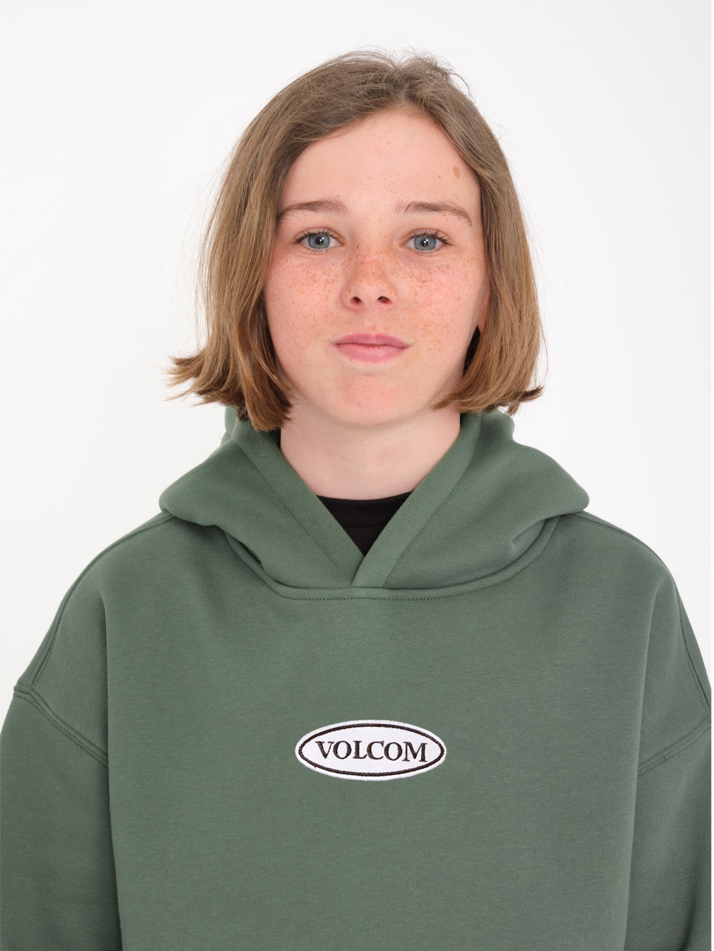 Hoodie Infantil Verde Abeto - Diseño Workard para Jóvenes