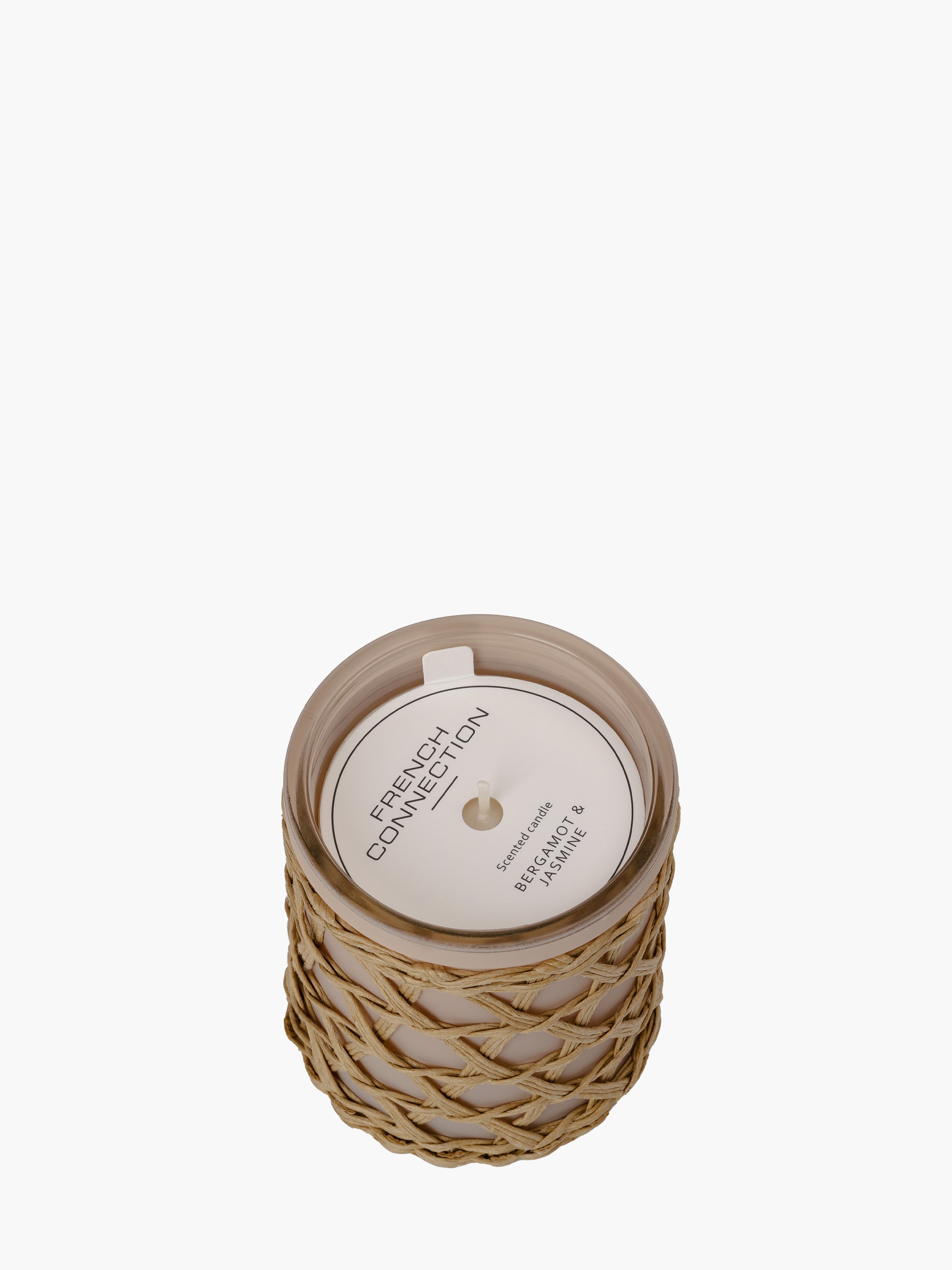 Vela Artesanal de Bergamota y Jazmín con Esencia Natural - 200g Fragancia Floral