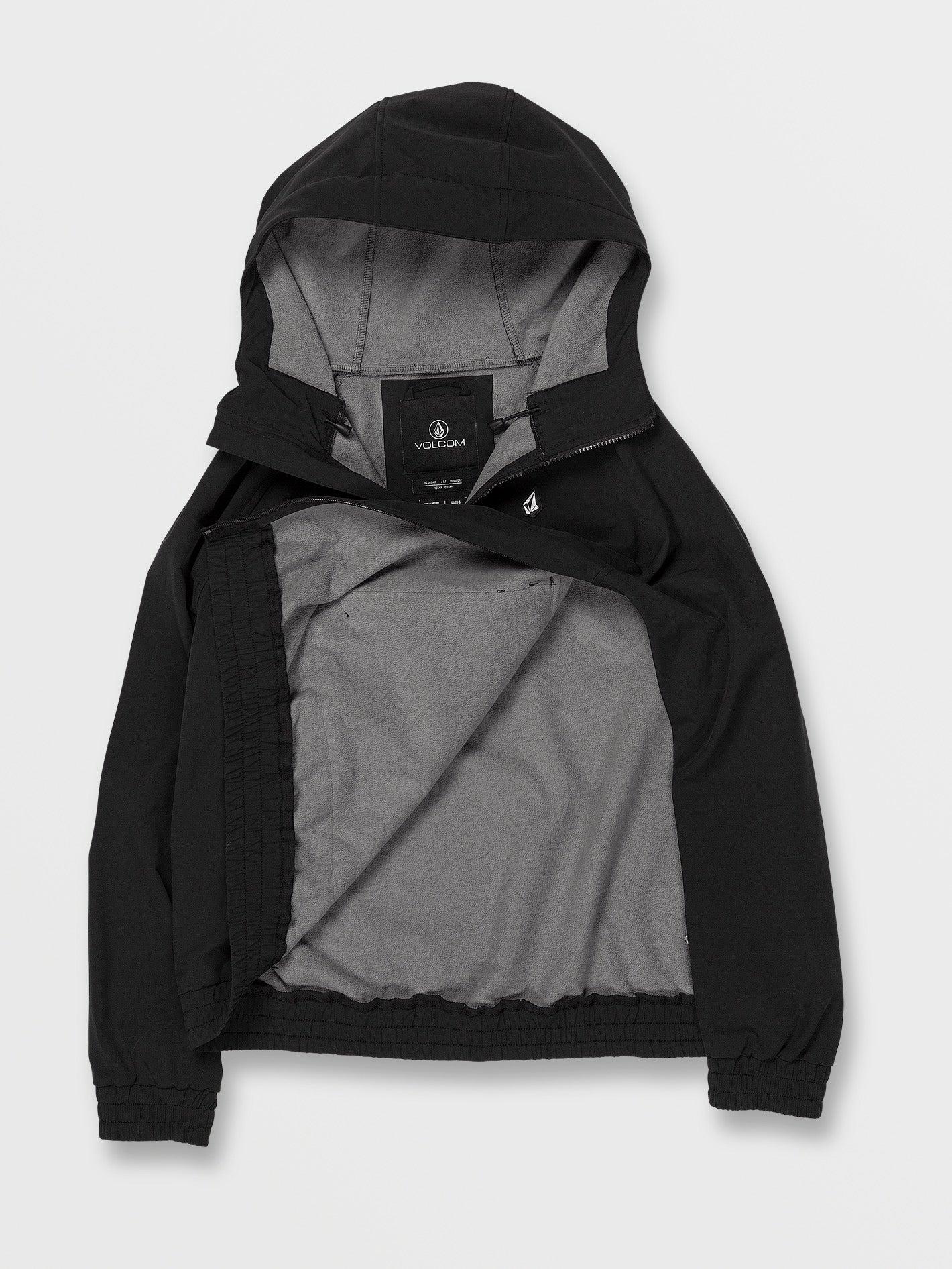 Chaqueta Ultraligera Sinterizada con Elasticidad Integrada - Tono Negro Clásico, Diseño Ergonómico y Comodidad Superior