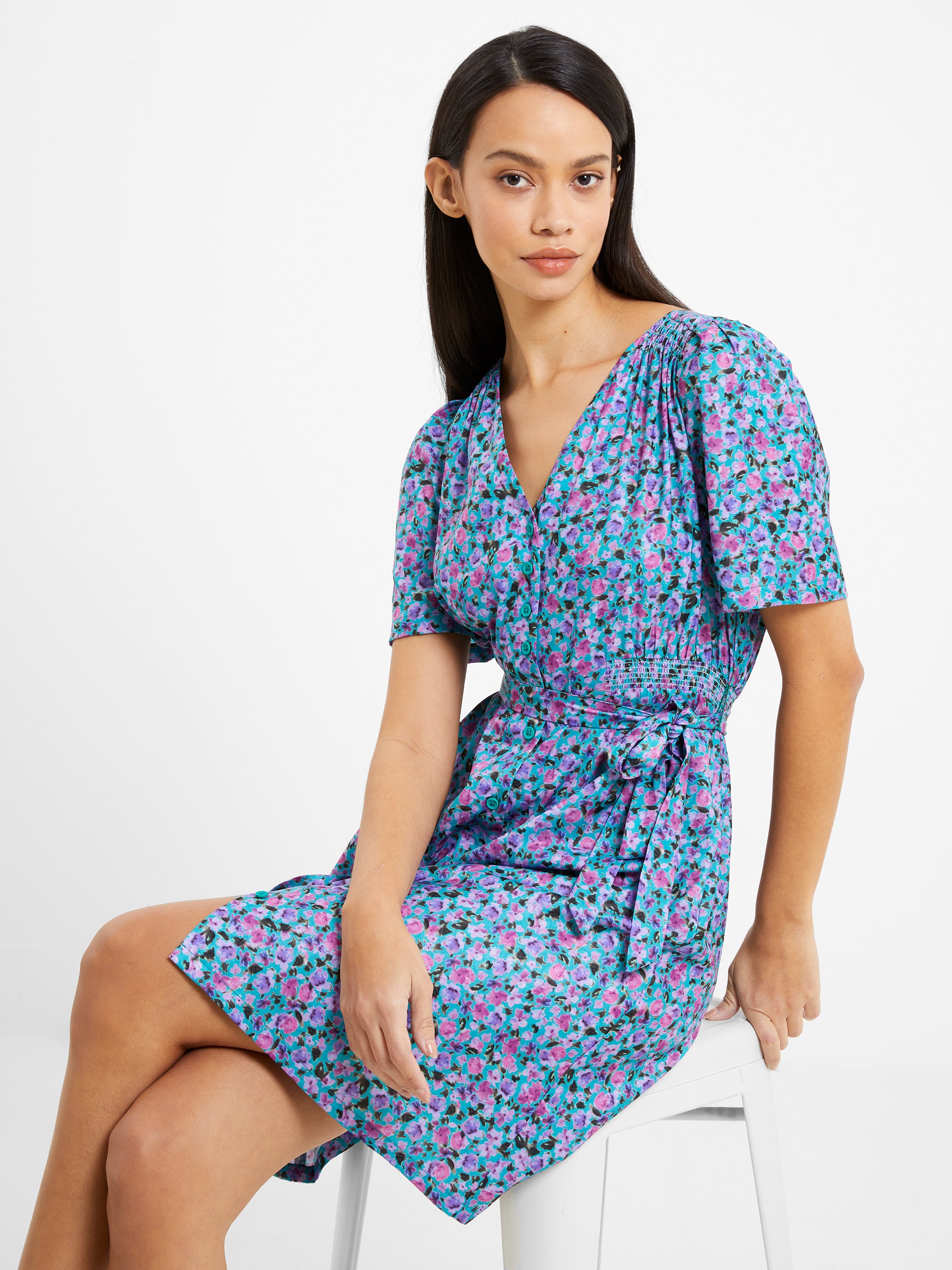 Vestido Holgado Ely de Alezzia en Tejido Jacquard