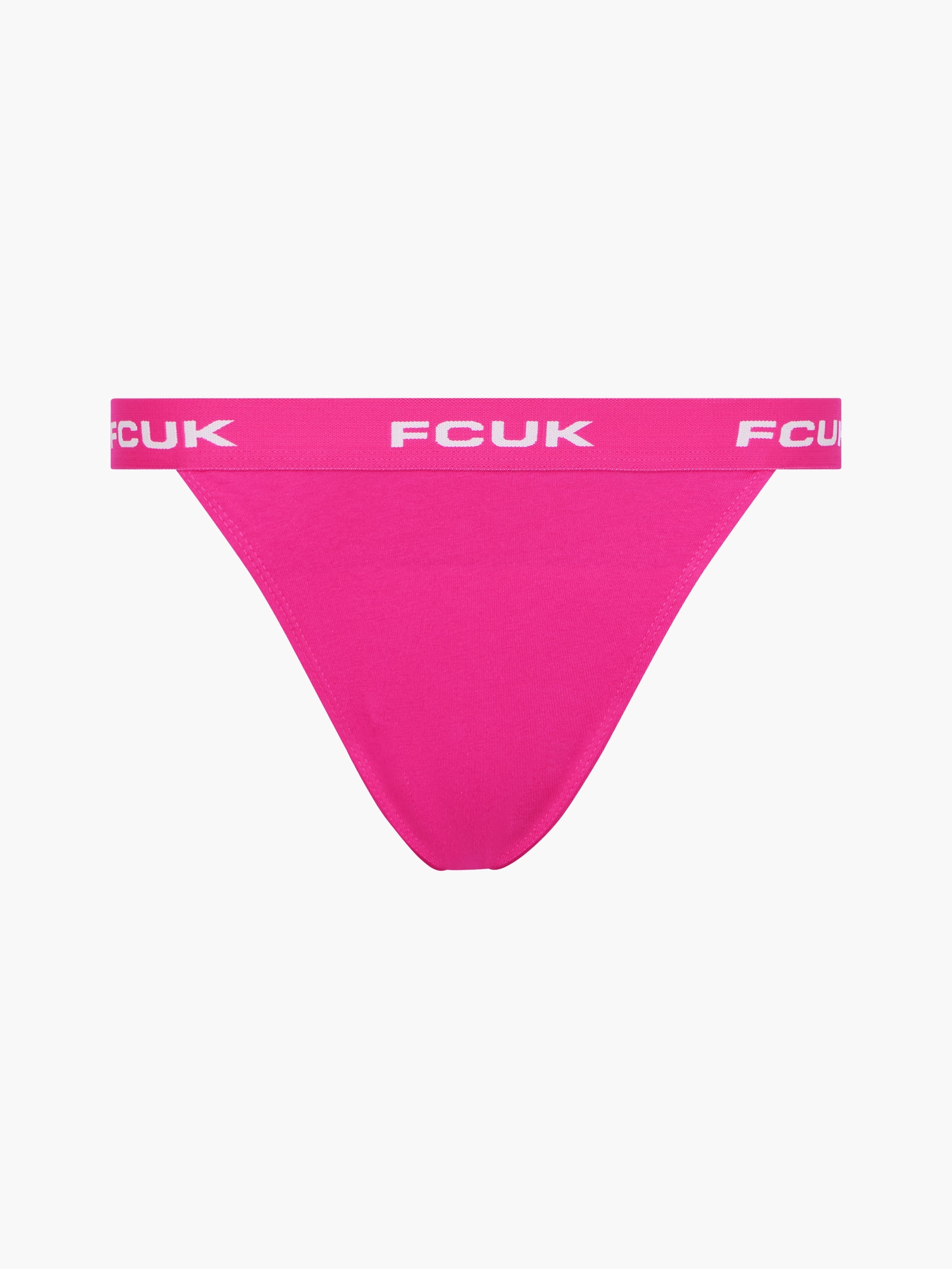 Lote de 3 Bragas Tanga con Logo FCUK - Diseño Esencial