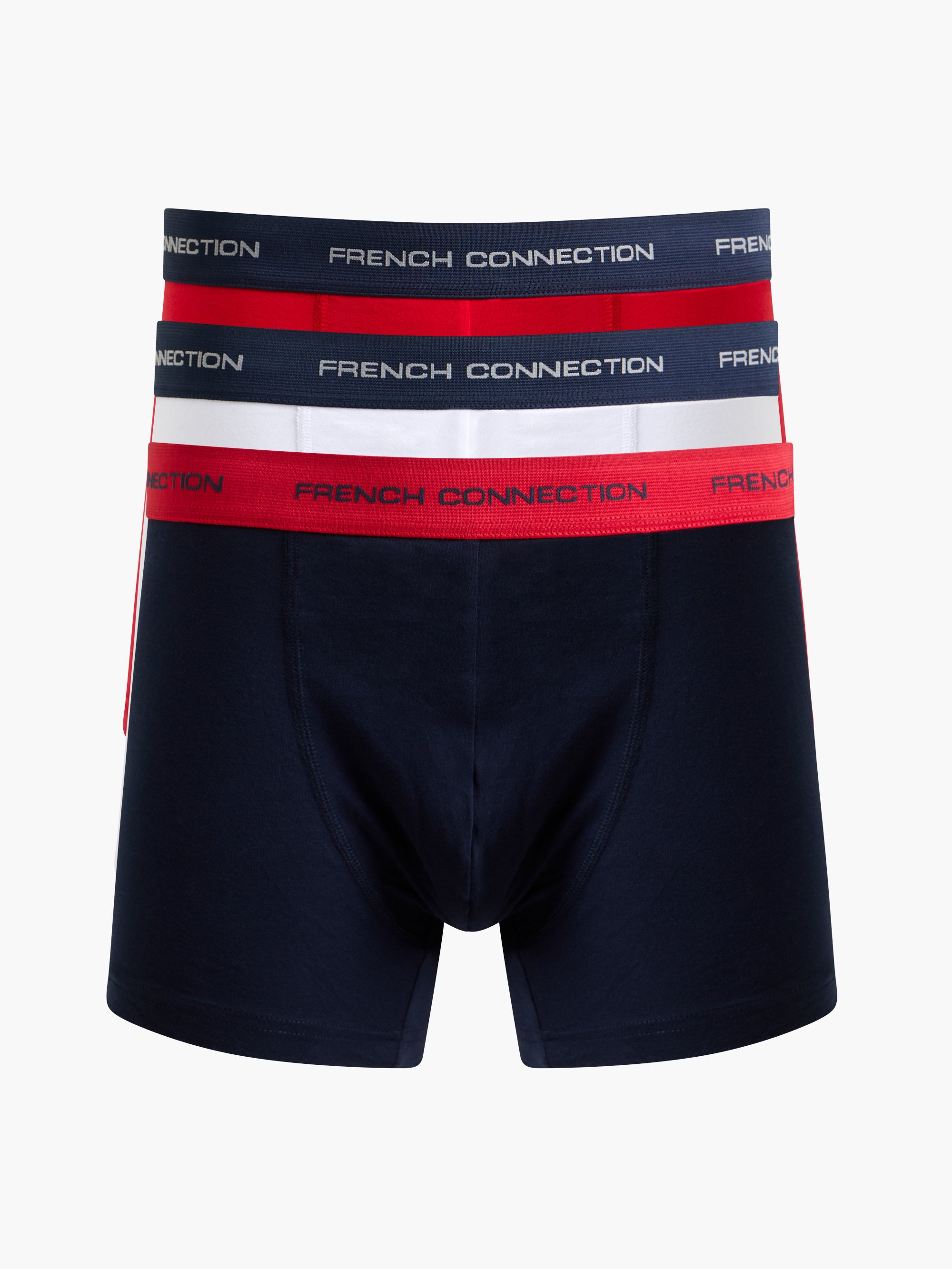 French Connection Trío de Calzoncillos - Pack Premium Algodón (3 Unidades)